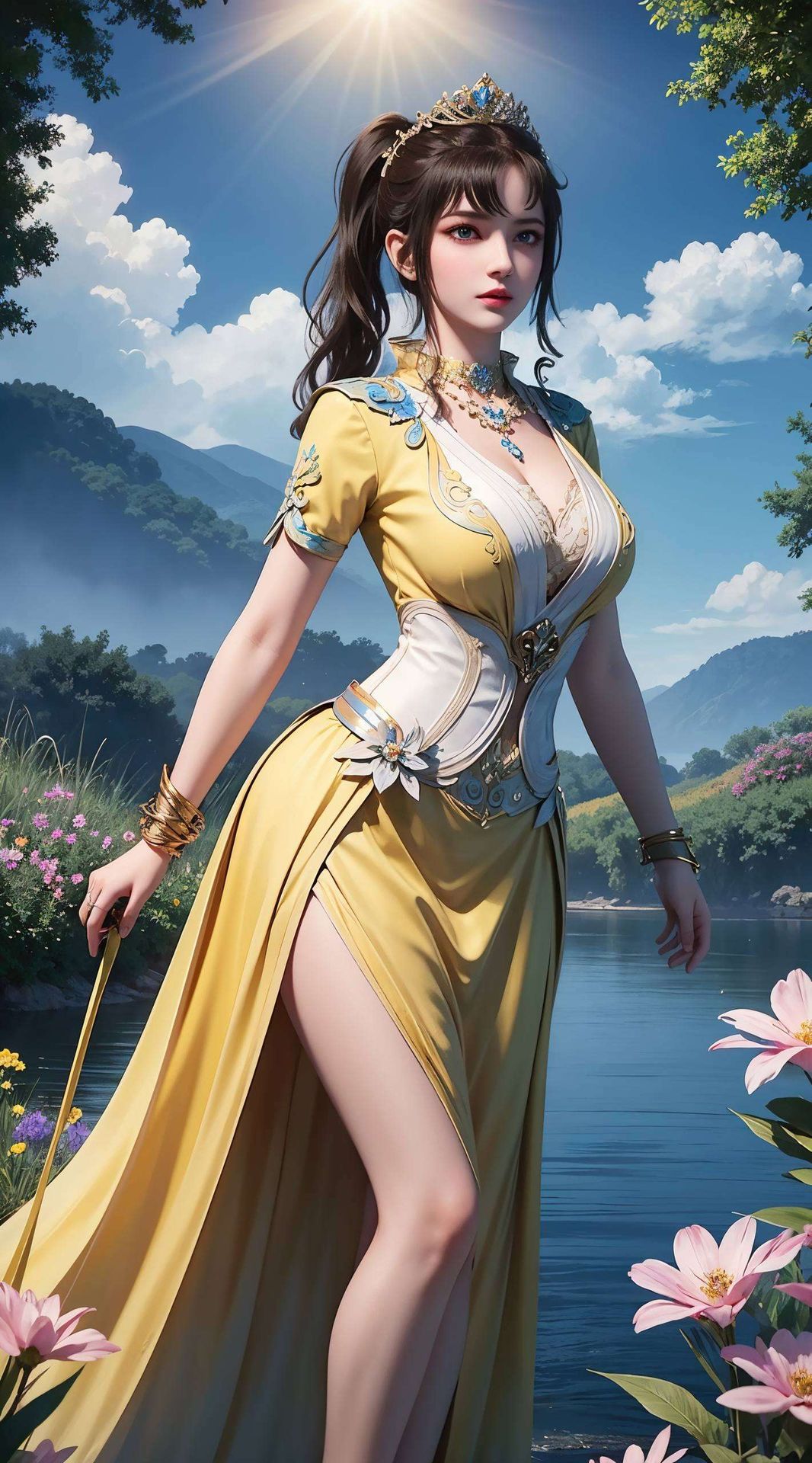 高分辨率国漫萧瑟与司空千落壁纸让萧瑟的孤傲与司空千落的柔情跃然屏上