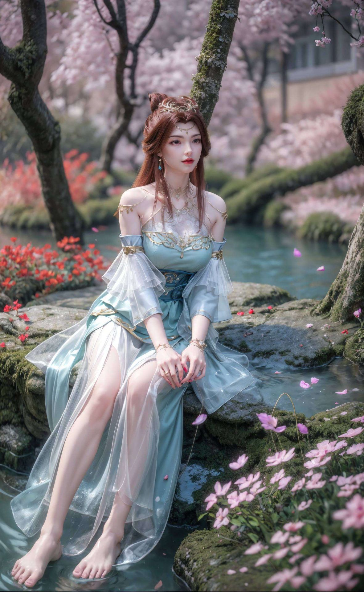 这款高清AI人物神态素材国漫女神迷你苏灵韵壁纸