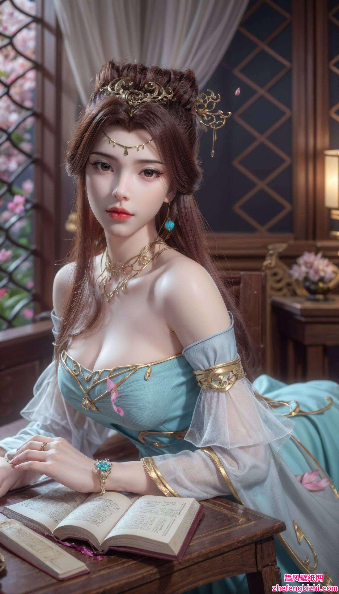 宛如置身仙境苏灵韵以其独特的魅力