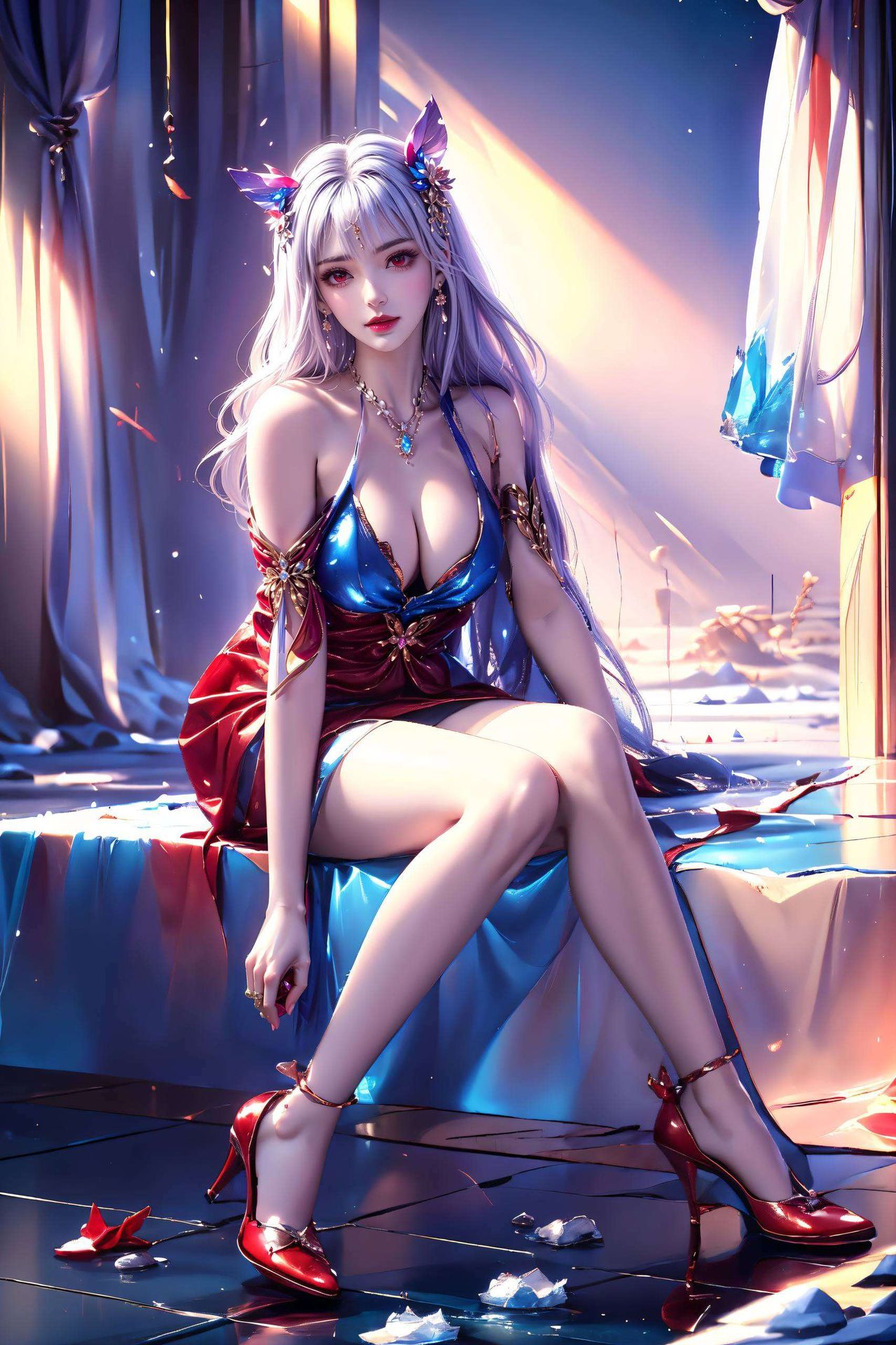打造出独特的Ins风美学以国漫美女的灵动笑容为灵感