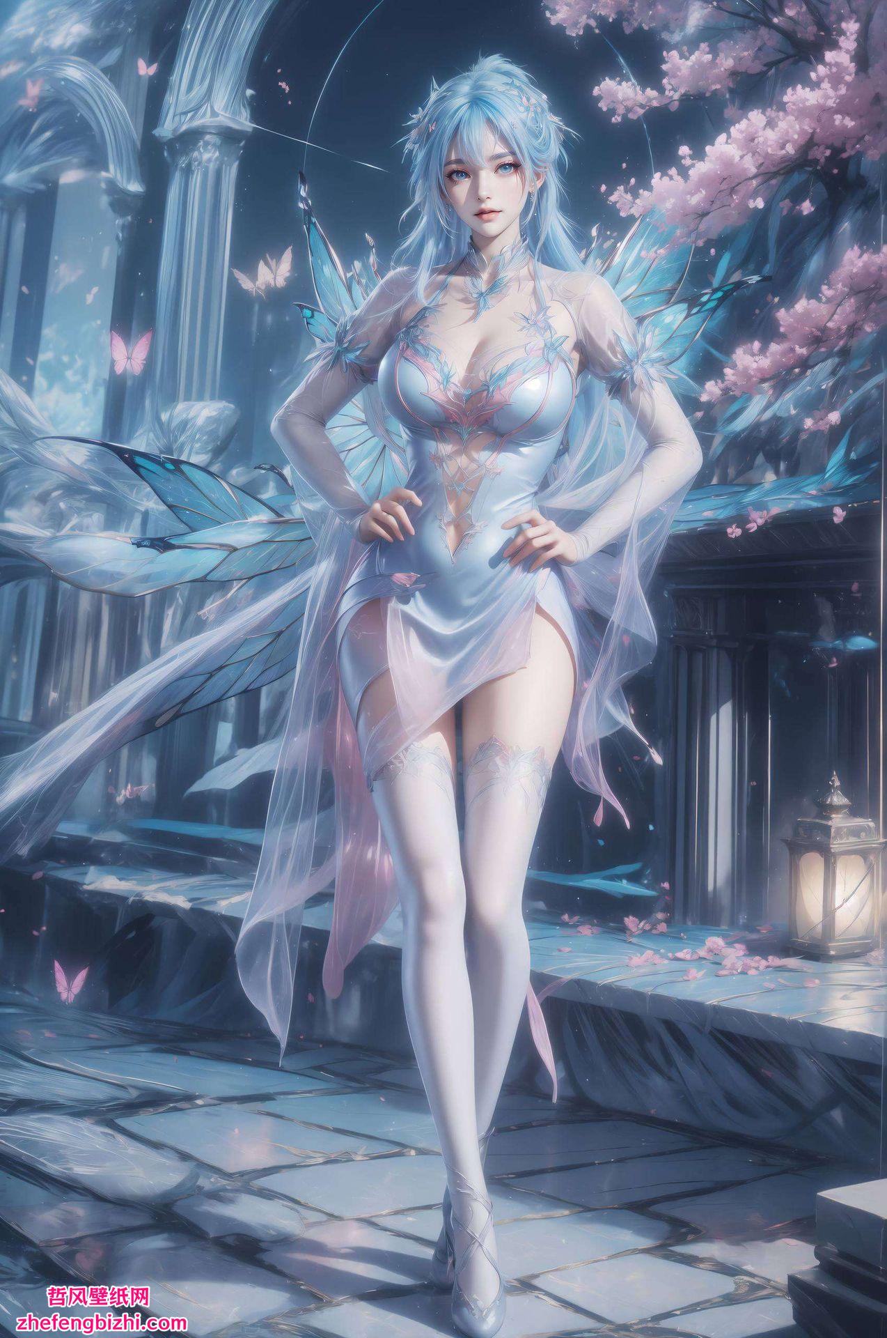 将唐舞桐的灵动身影与繁花似锦的景象完美融合让你的设备瞬间变身艺术画廊