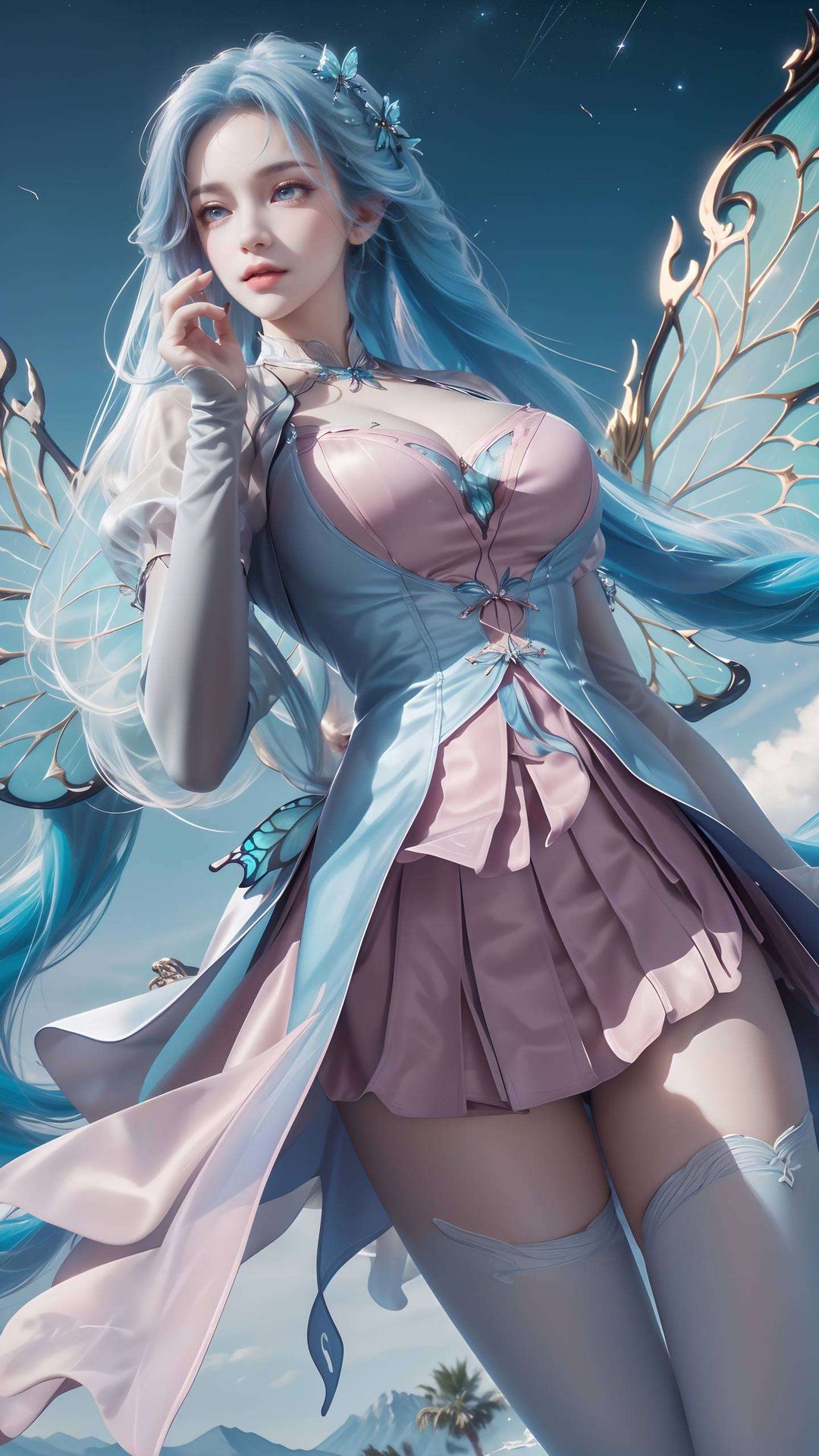 这款AI国漫女主侘寂风格的Win10壁纸以漫画中唐舞桐的可爱形象为主题