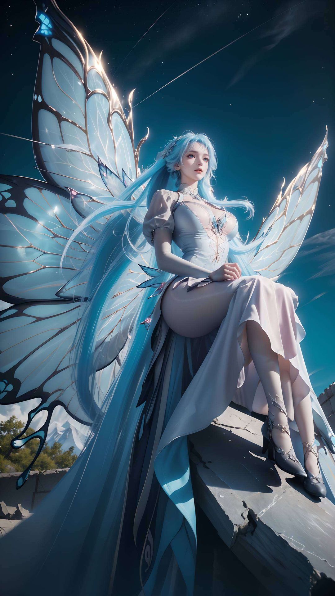 动漫感十足她眼神灵动