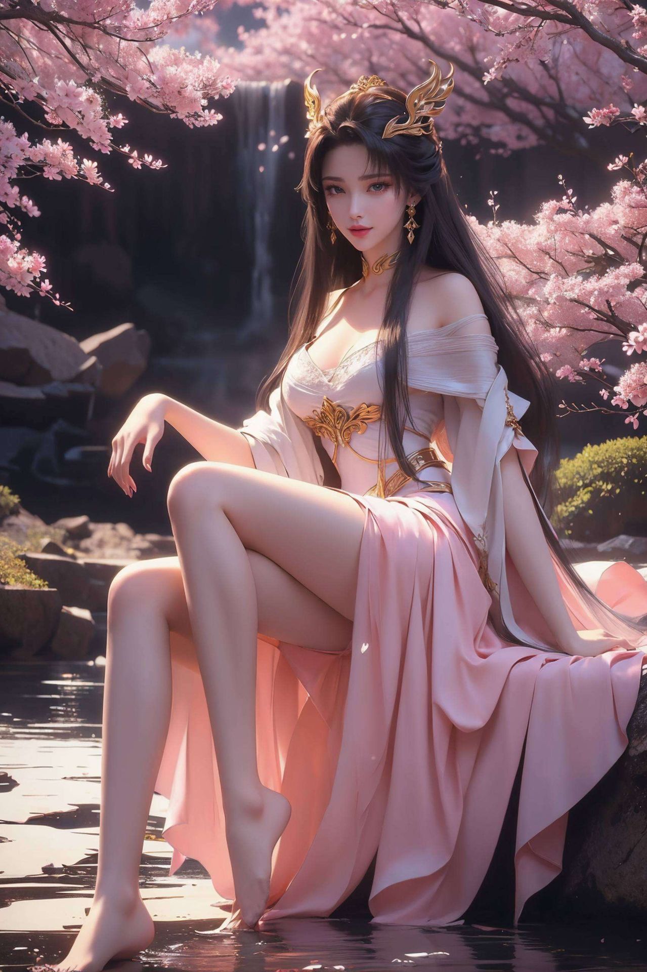 2560p的超清分辨率集天狐仙子的高冷气质与国漫之美于一身