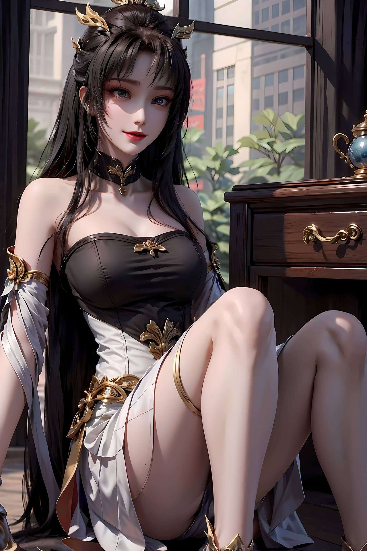 AI国漫女主之美美得令人心动