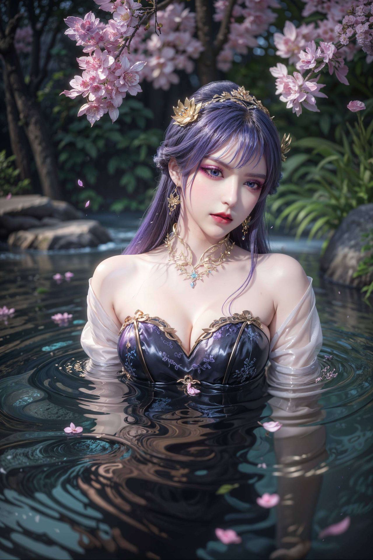 以2K高清画质呈现如同穿越时空的国漫女神