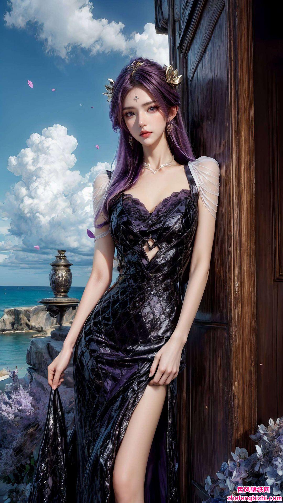 打造你的视觉盛宴！养眼壁纸桌佈安卓AI女神细腻细节