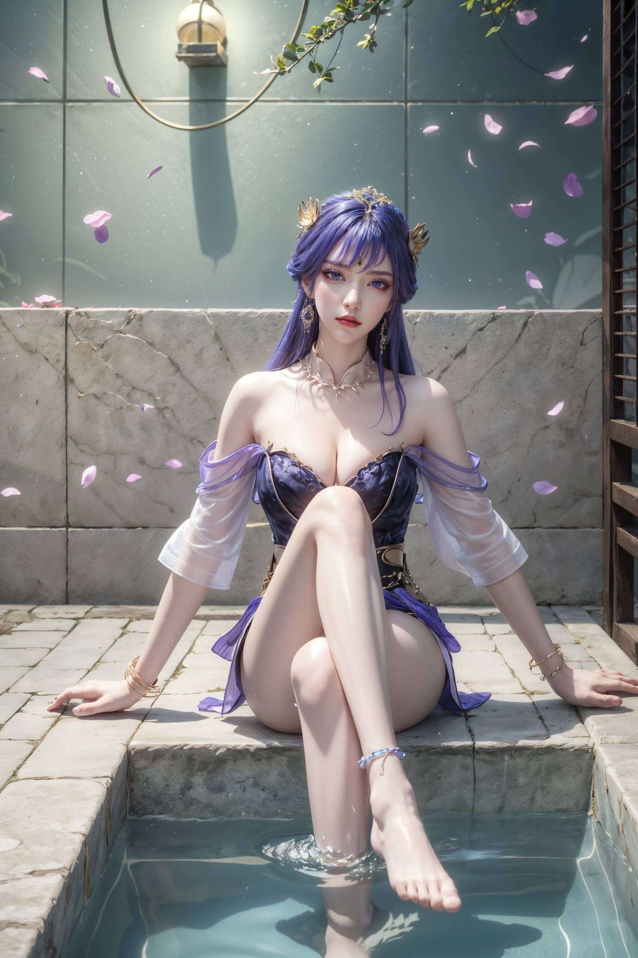 仿佛置身梦幻游戏世界以国漫女神天穹游戏壁纸为主题