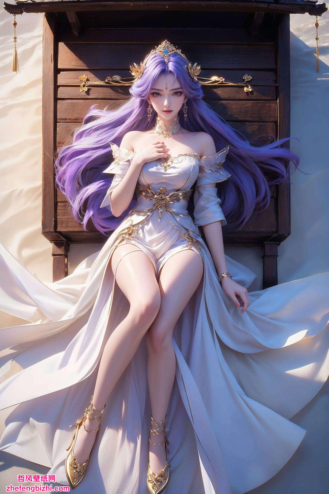 4K高清呈现国漫女主的AI柔和之美天穹两季壁纸