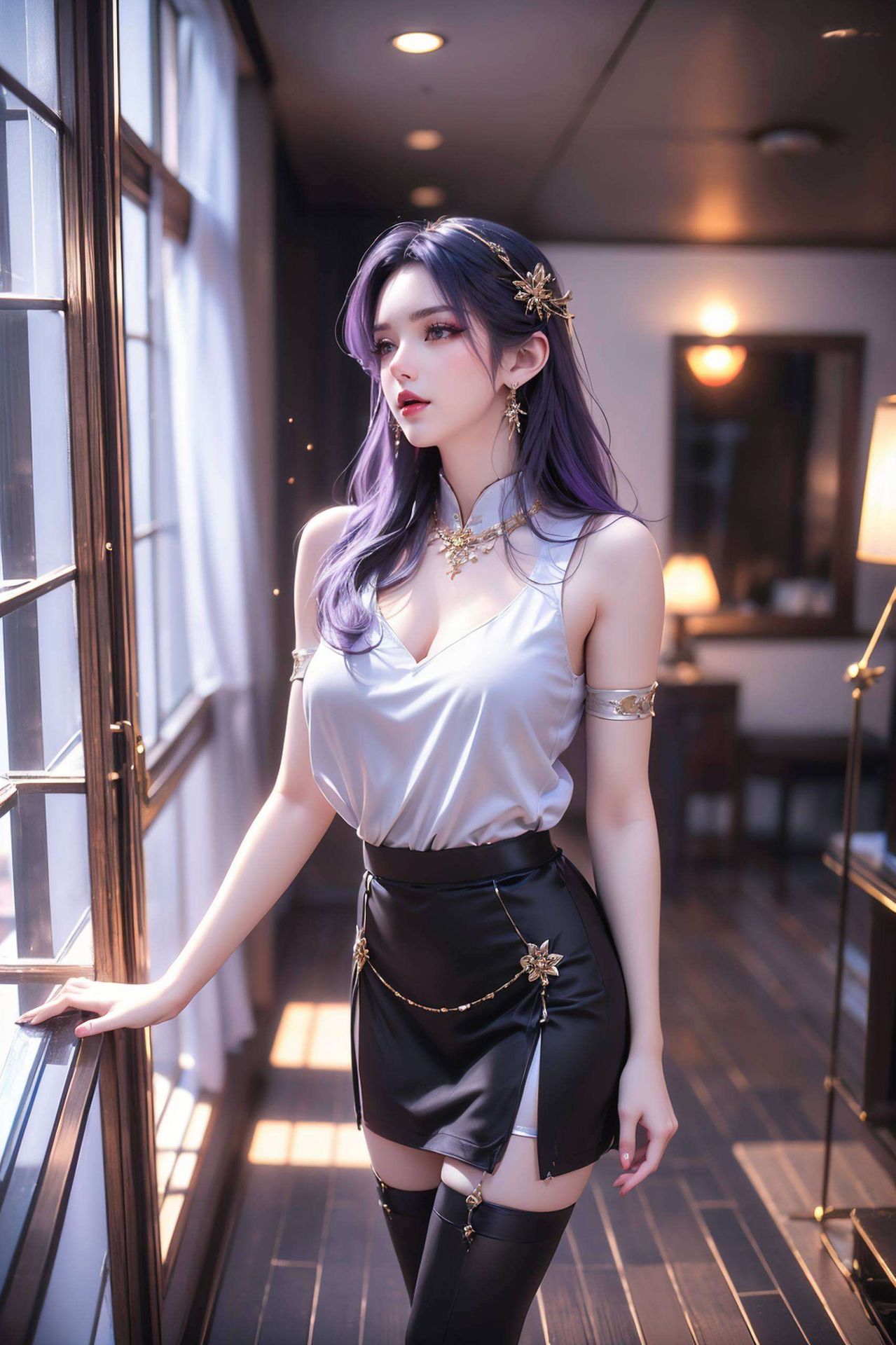 都是一次穿越动漫世界的奇幻之旅这款超好看国漫女主AI壁纸