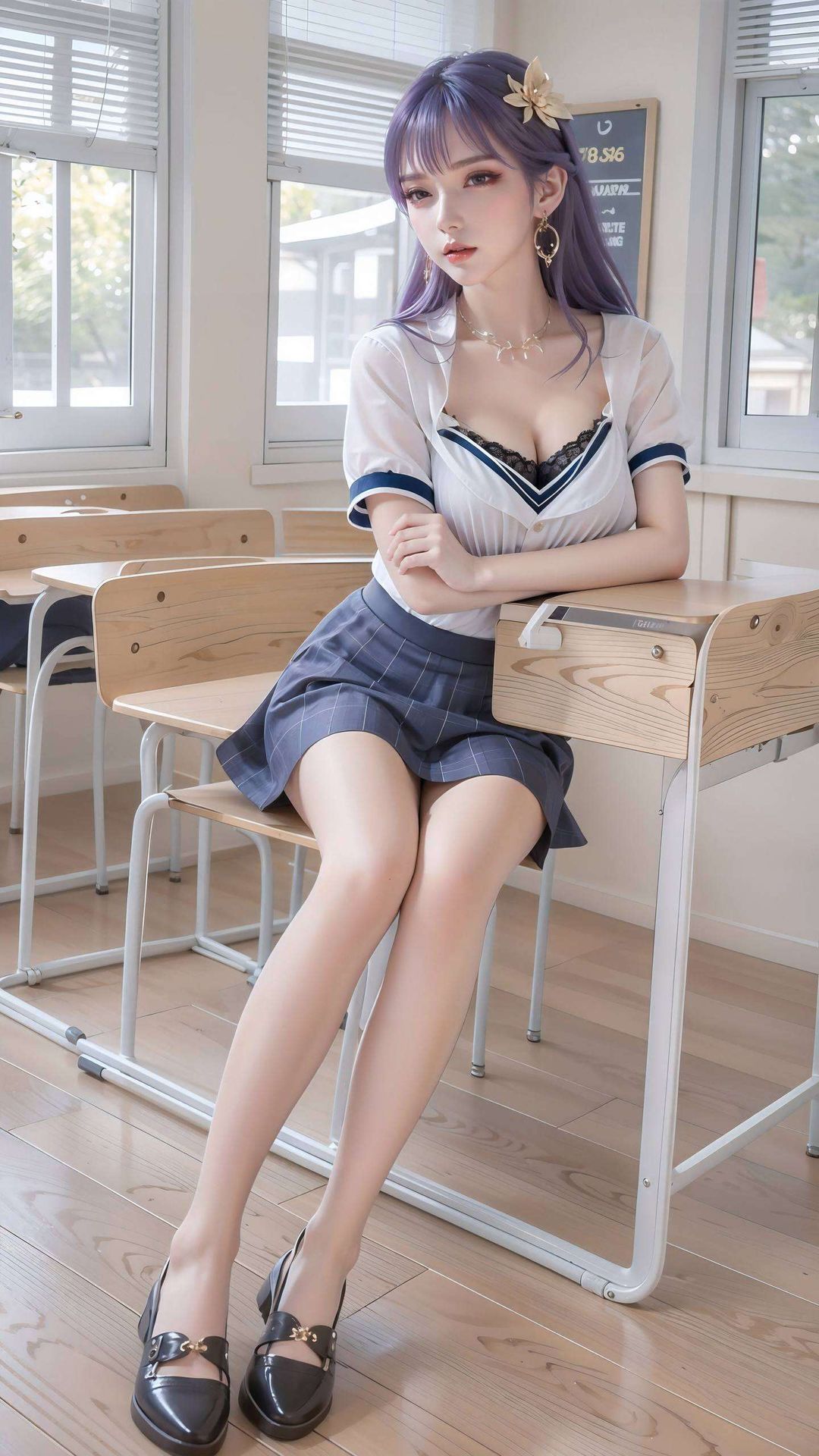 这款紫色柔和、超高清4K的古风漫画壁纸沉浸于国漫的魅力之中