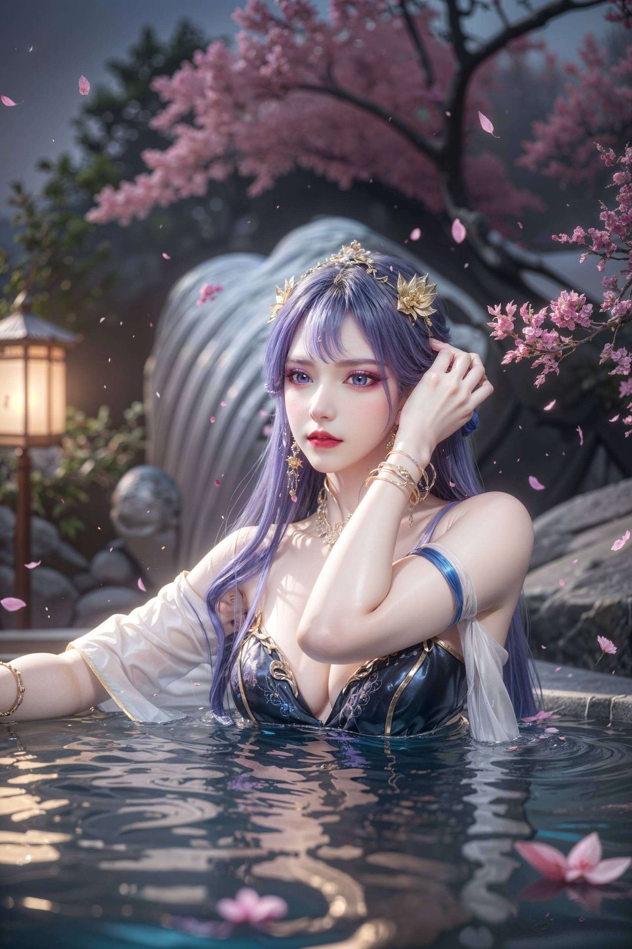 粉色调更添一份温柔婉约天穹手机桌面壁纸