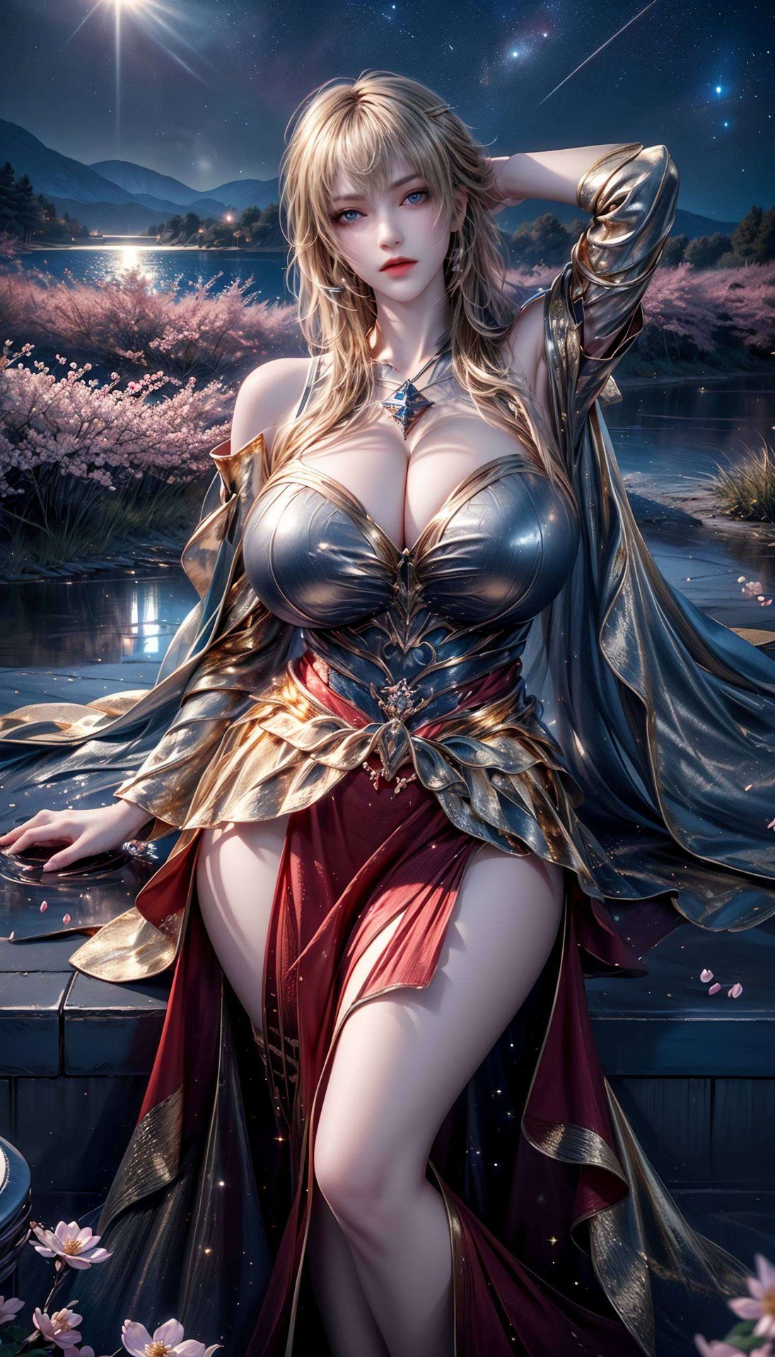 细腻的画面与电脑国漫美女墙纸形成鲜明对比带来视觉上的震撼体验