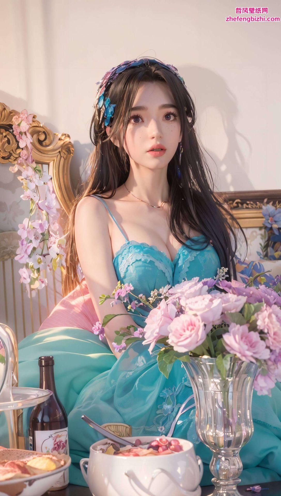 眷思量折叠屏手机壁纸将绚烂色彩融入每一寸空间