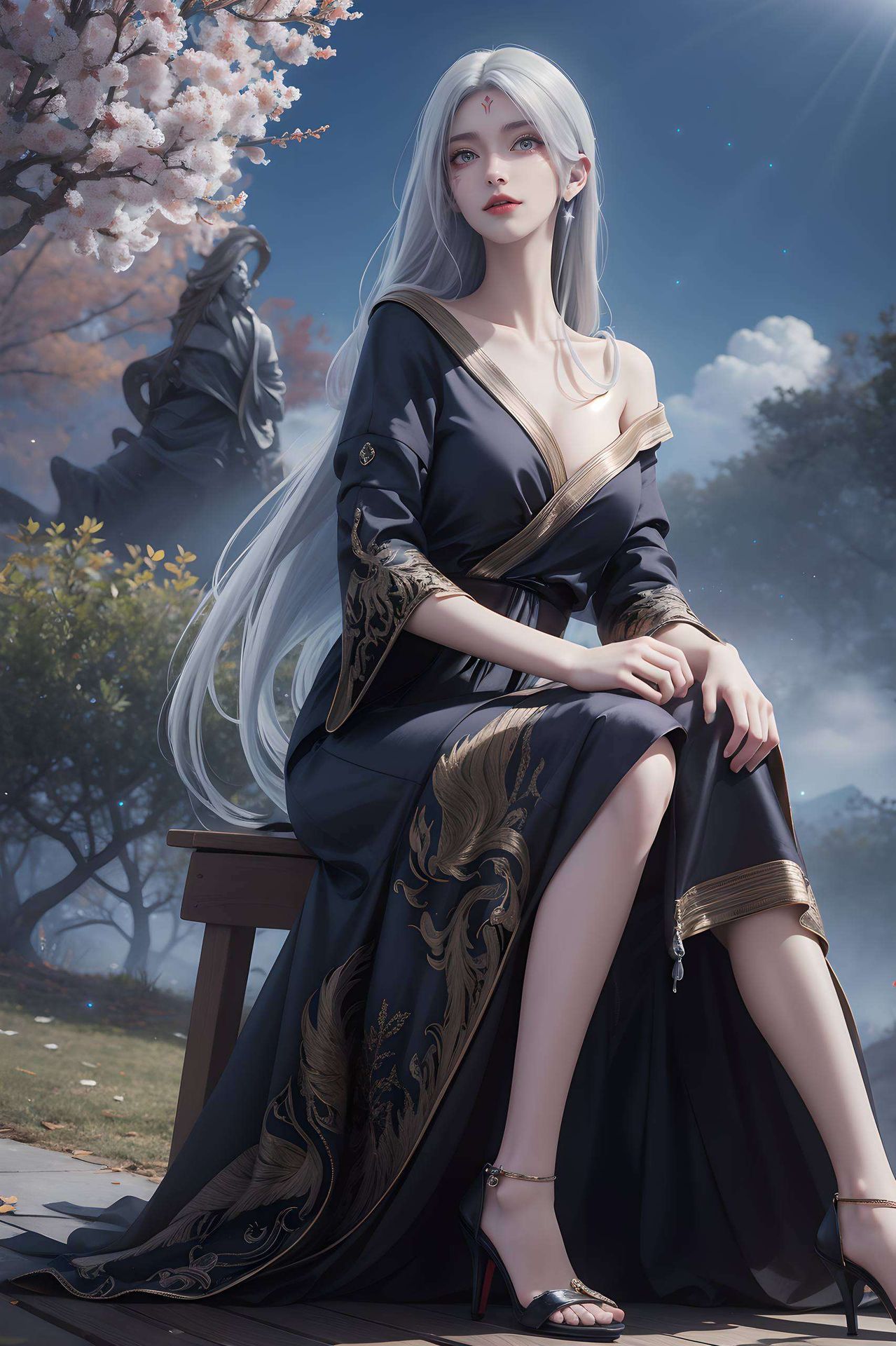 以其2K高清画质这款诛仙小白波西米亚风格的美女壁纸