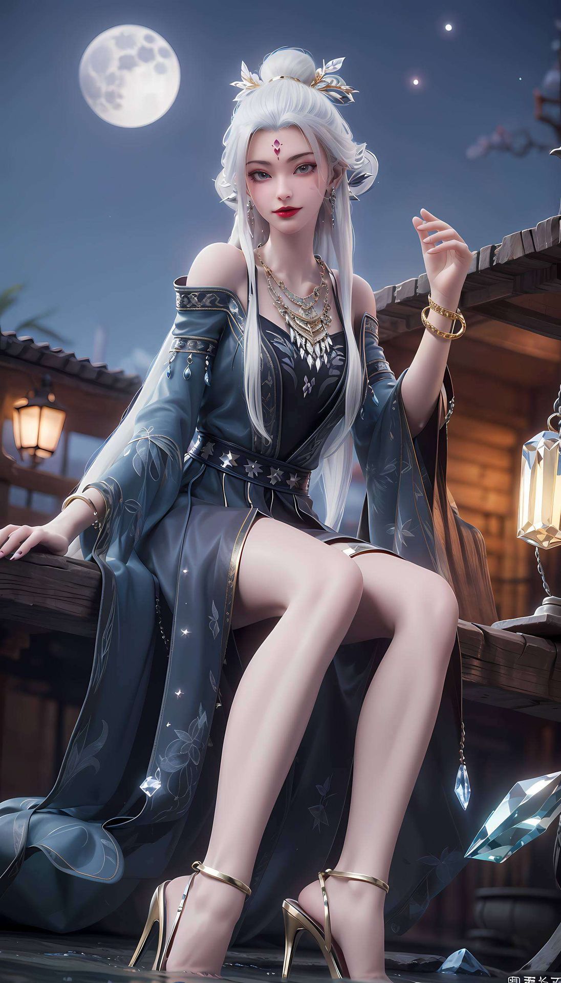 免费提供这款超高清4K国漫美女粉色壁纸