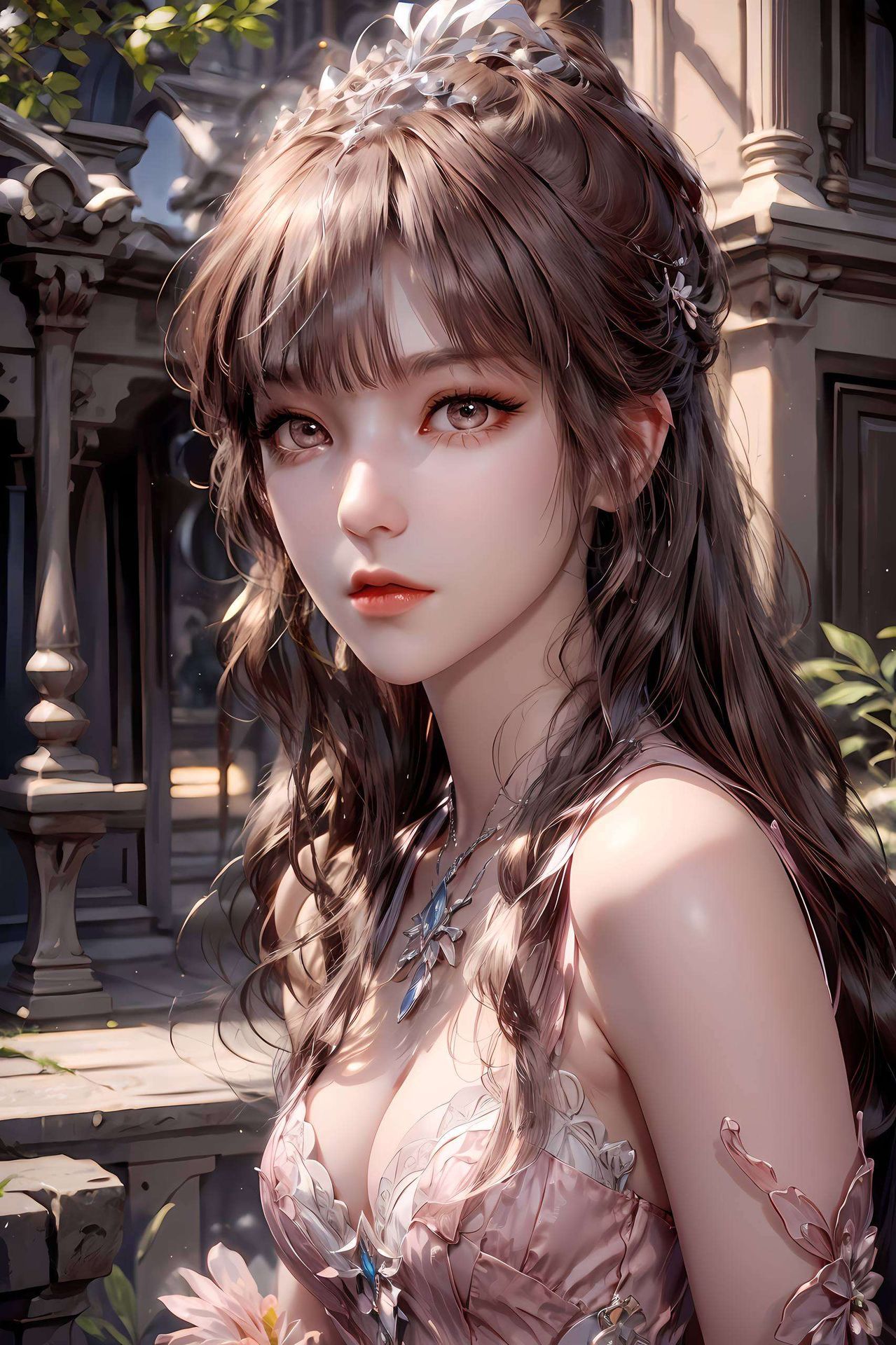 细腻笔触勾勒古风之美4K高清壁纸呈现小舞受伤的柔弱时刻