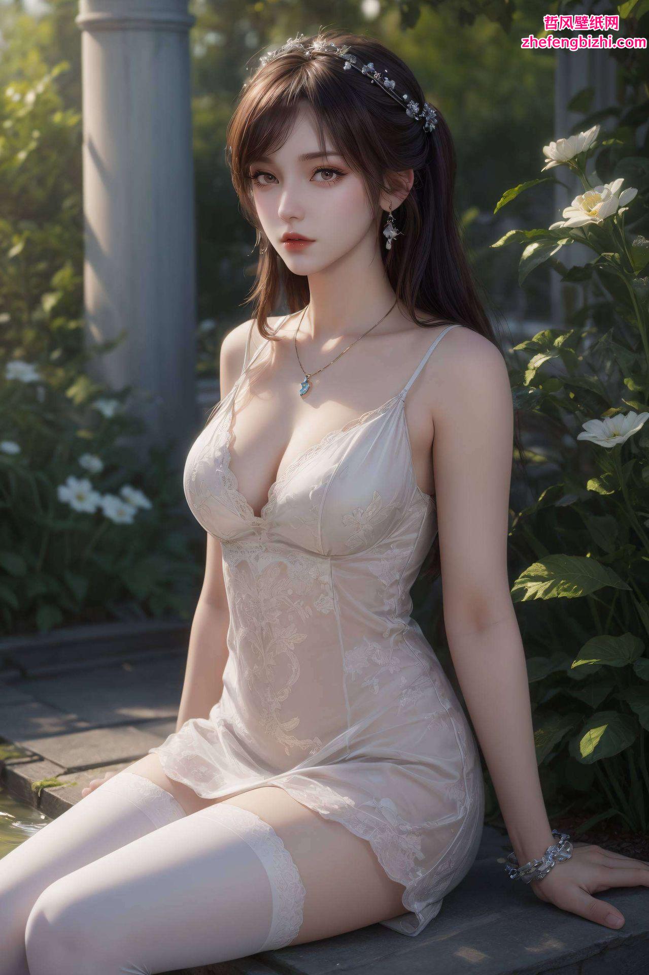 自然苹果桌面与她相映成趣小舞复活时的壁纸如春风拂面