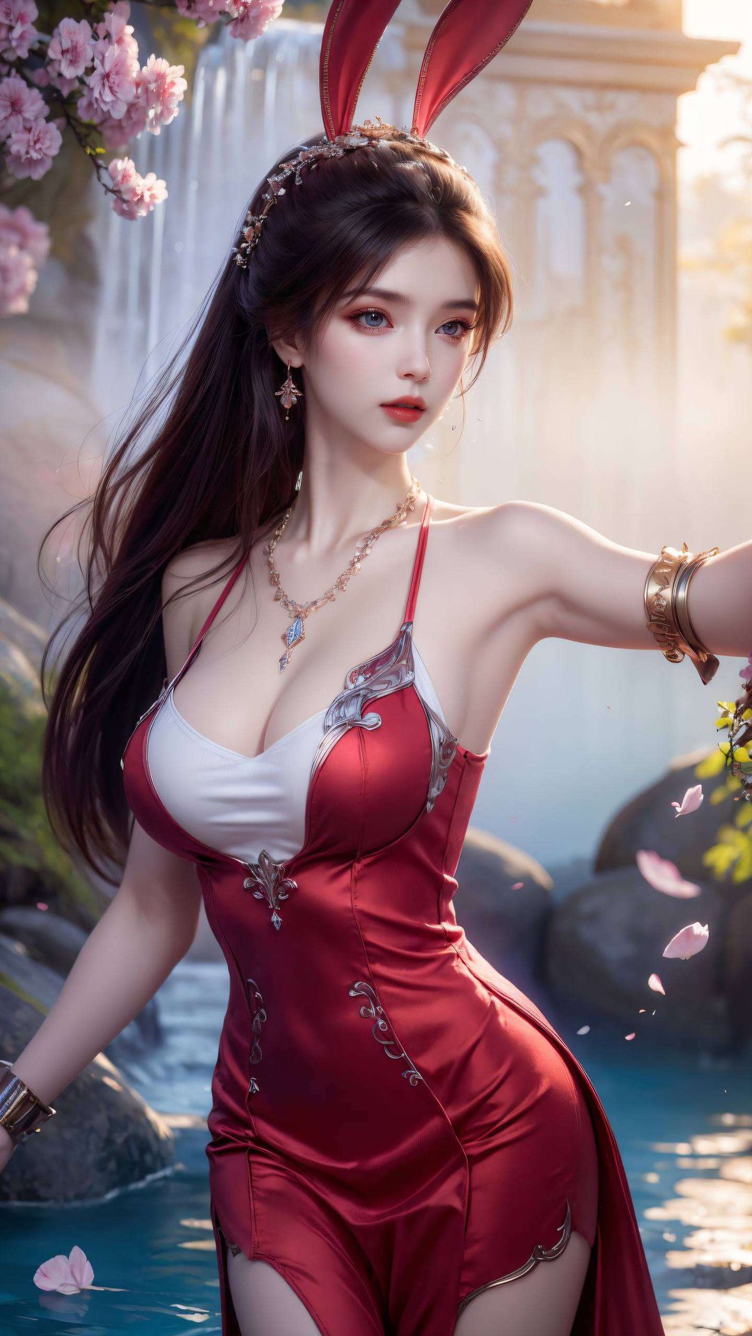 这款特别几何设计的iPhone国漫美女壁纸为你的手机带来独一无二的视觉盛宴