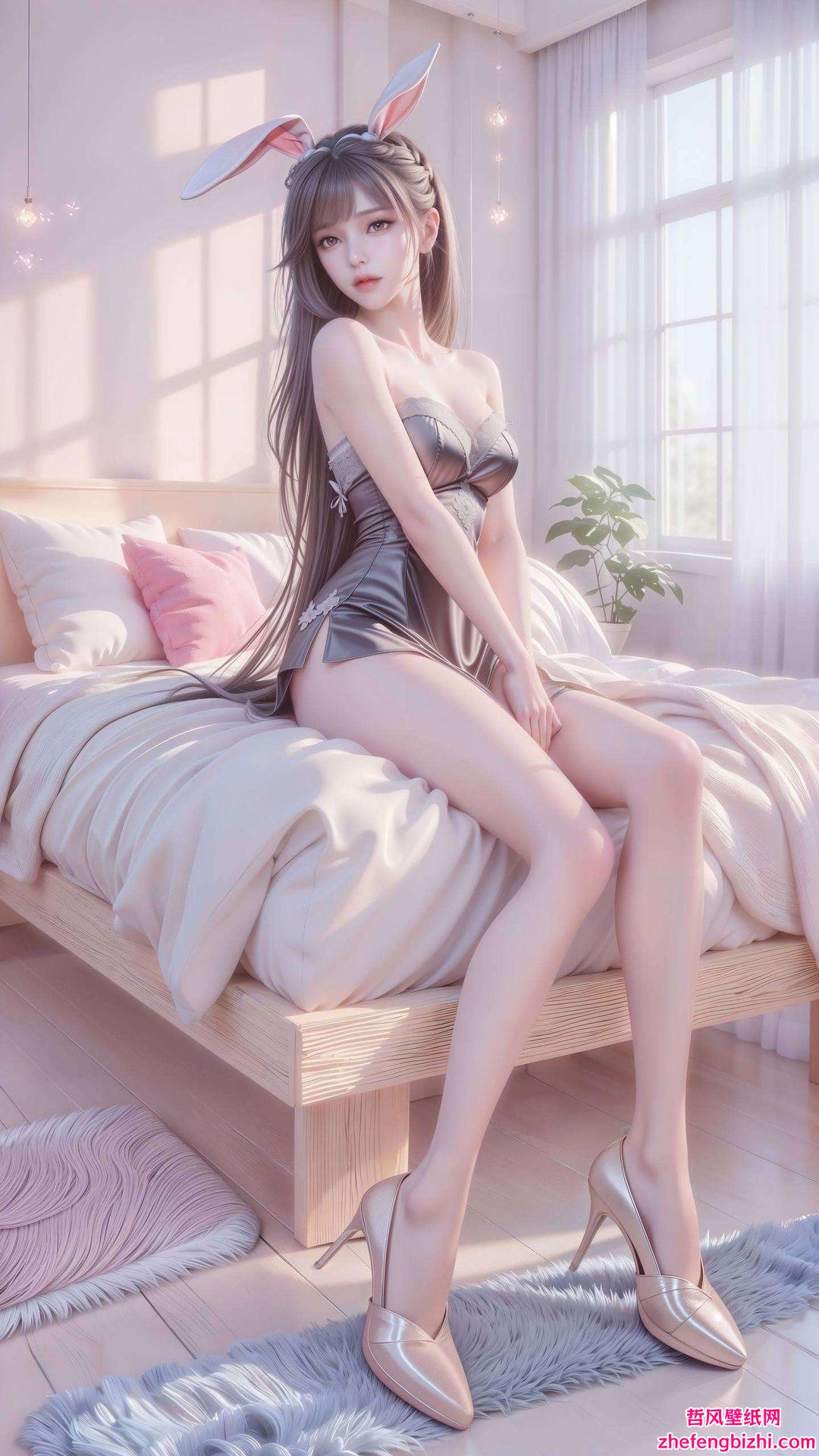 可爱版角色笑容素材免费呈现壁画中