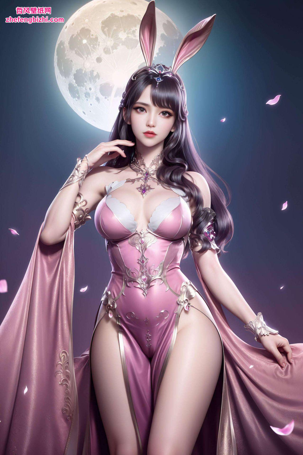 静态国漫女主ai超養眼灵动舞姿映入眼帘