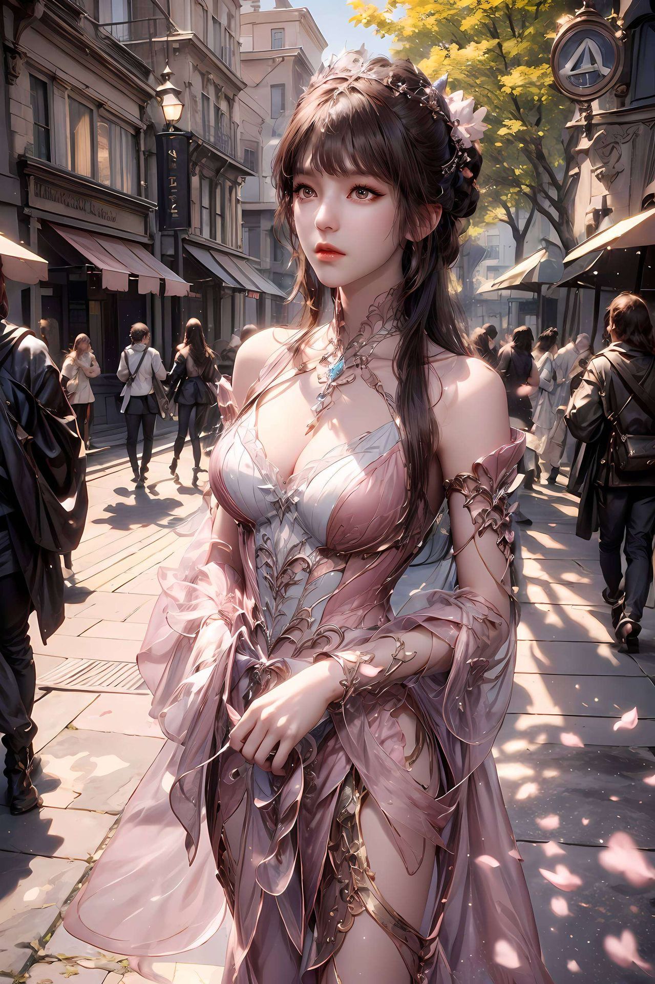 感受国漫女神的魅力风采融合了波普艺术的鲜艳色彩与国漫美女的独特魅力