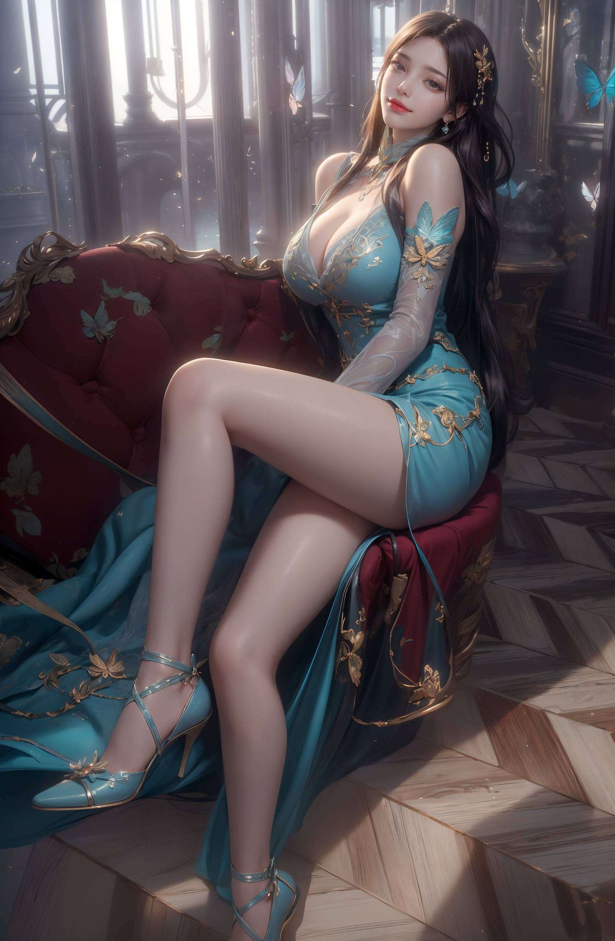 共赴一场视觉盛宴薰儿美眸含笑