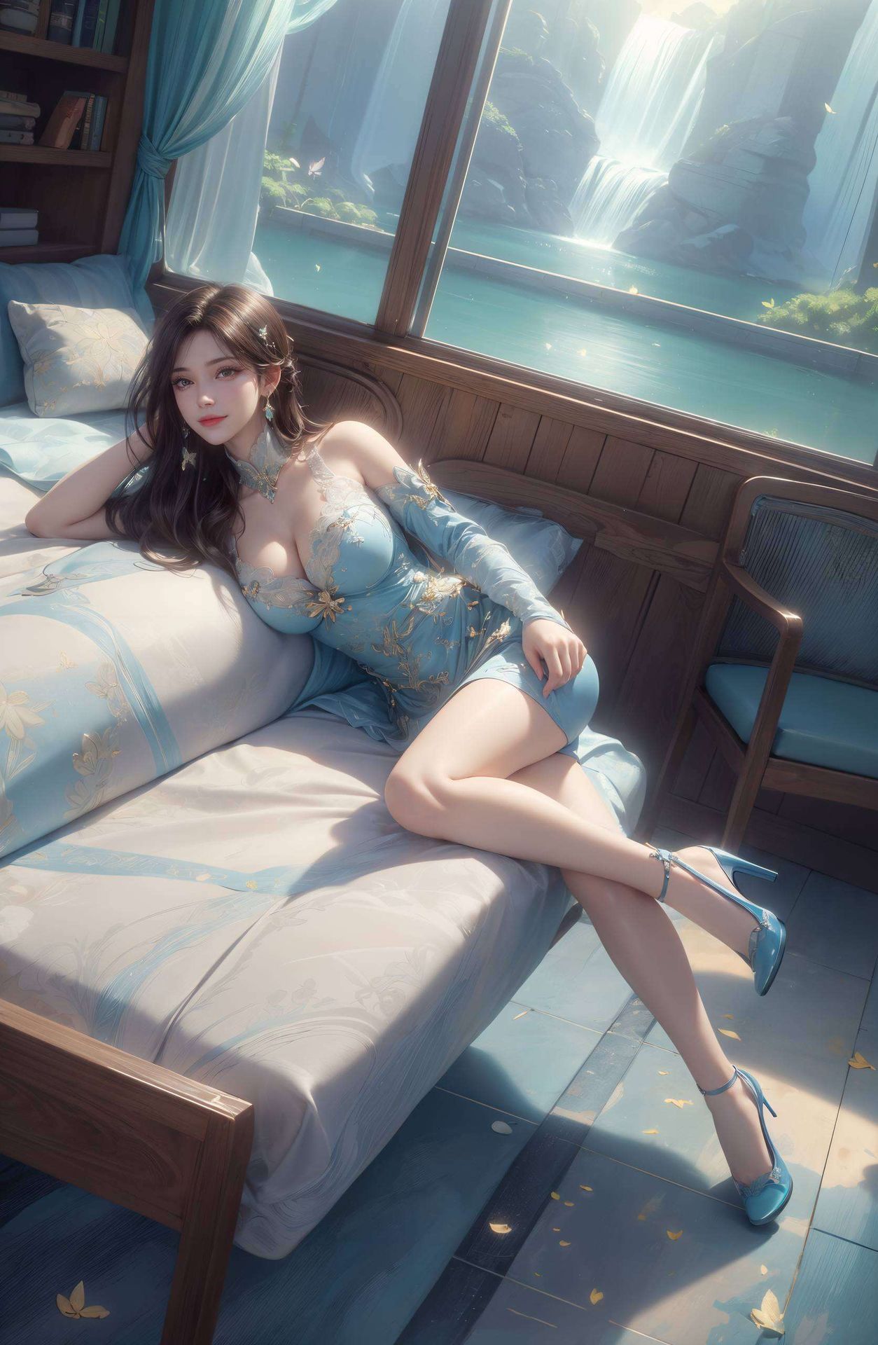 金属质感满满的国漫女主AI专集2560p的超清壁纸