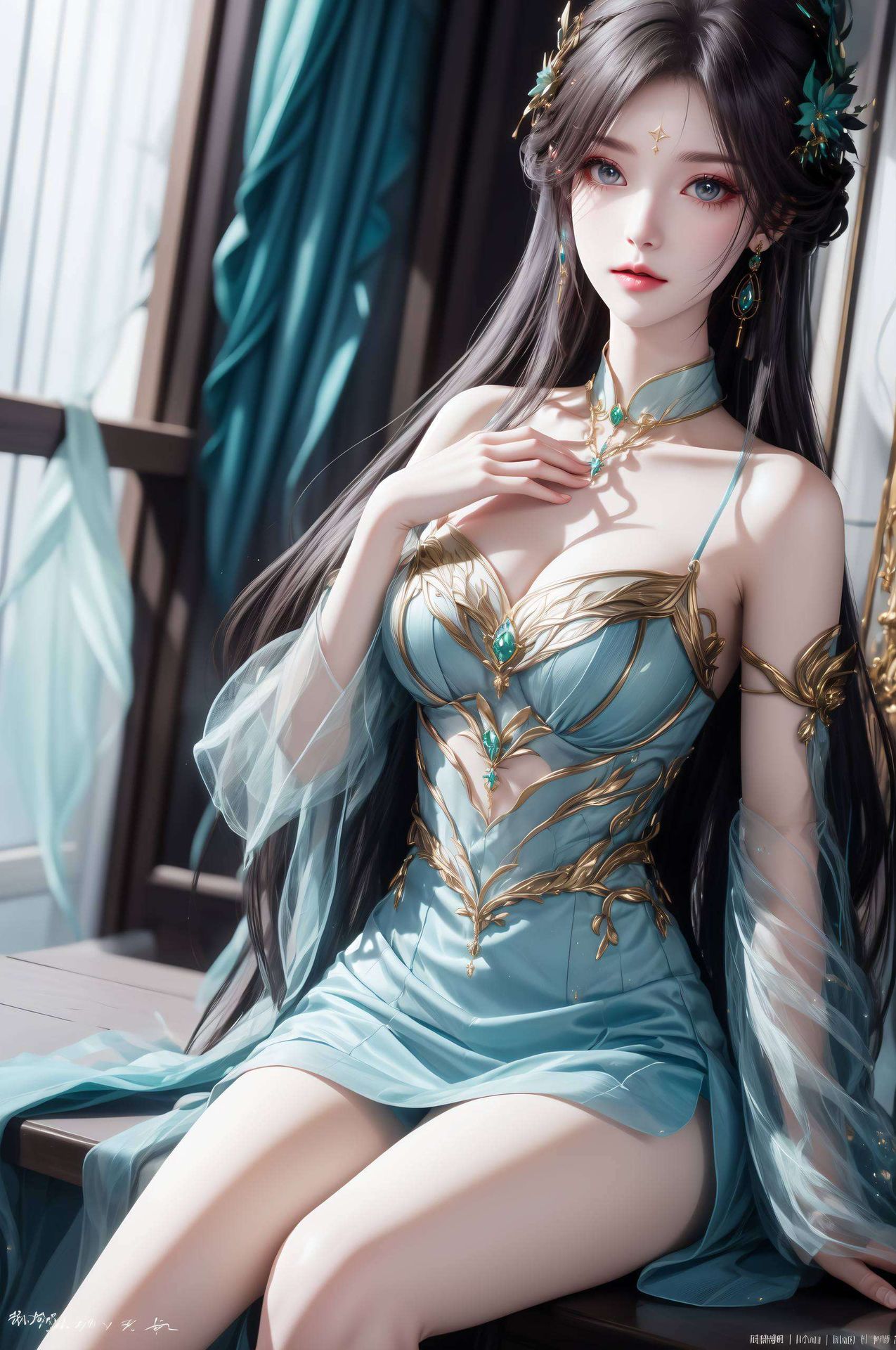 萧薰儿的美如春风拂过碧波