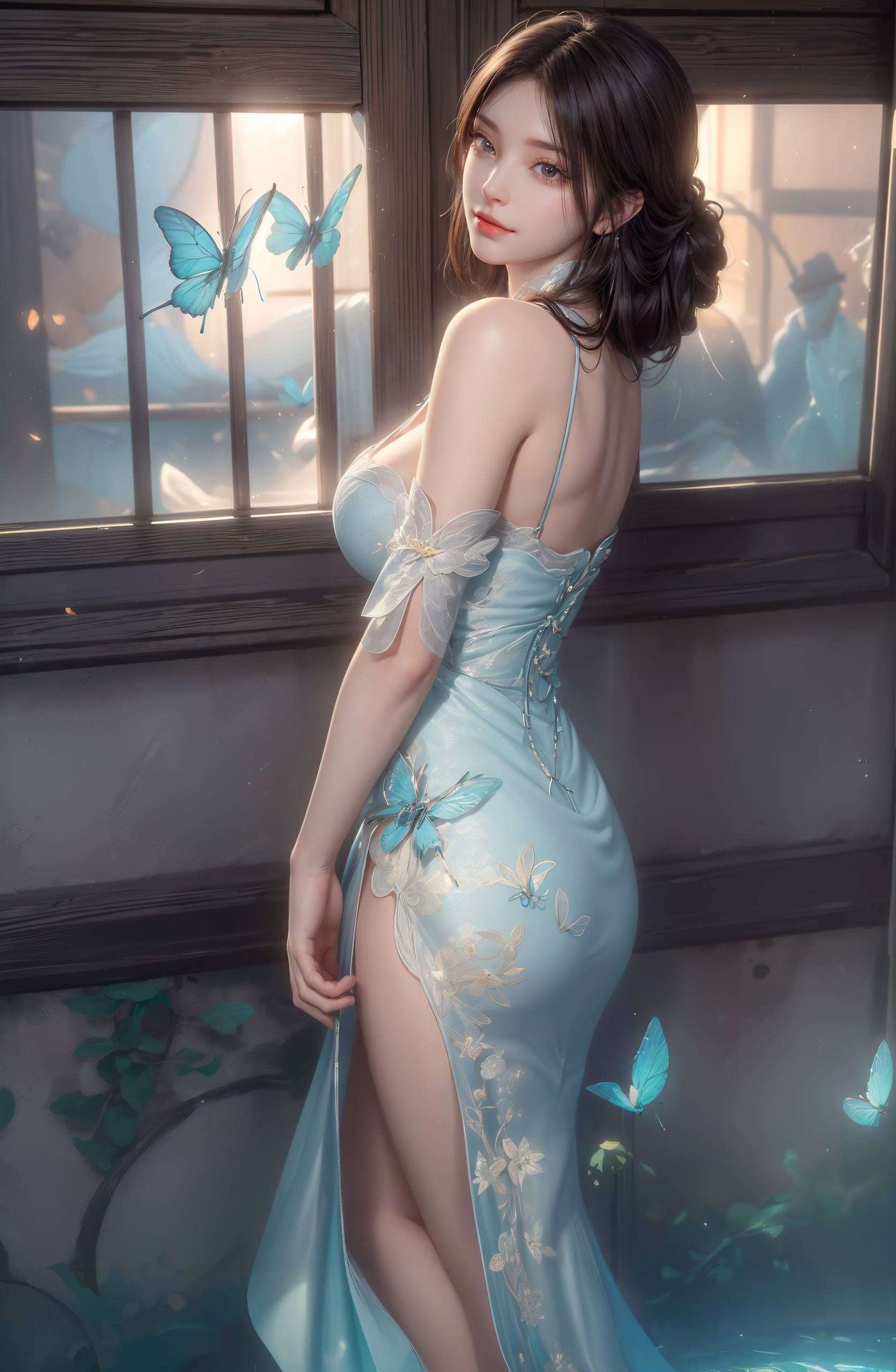 国漫中的绝世美女清新脱俗