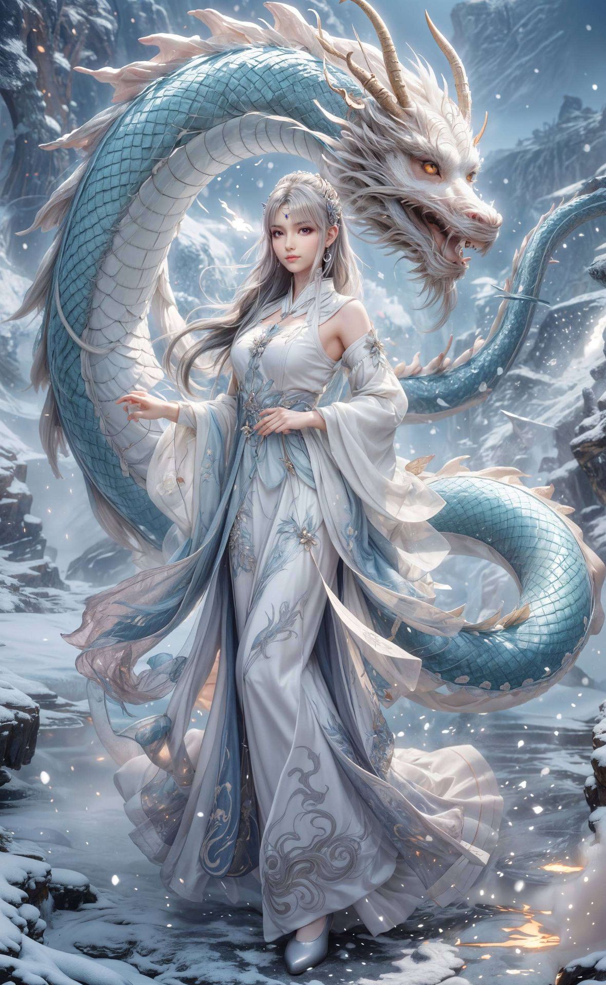 这款高清壁纸绘制细腻的小医仙