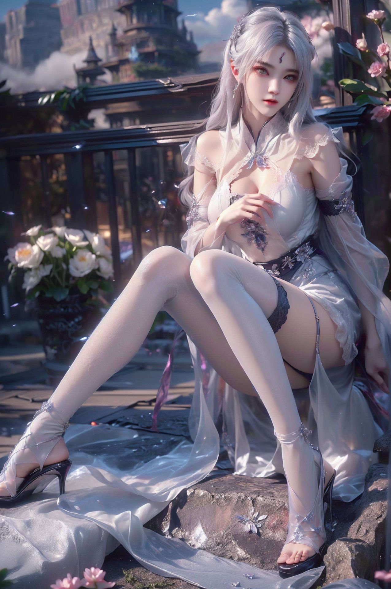 让她的每一次微笑、每一次沉思都如在眼前为你的电脑桌面增添一抹仙气与温馨