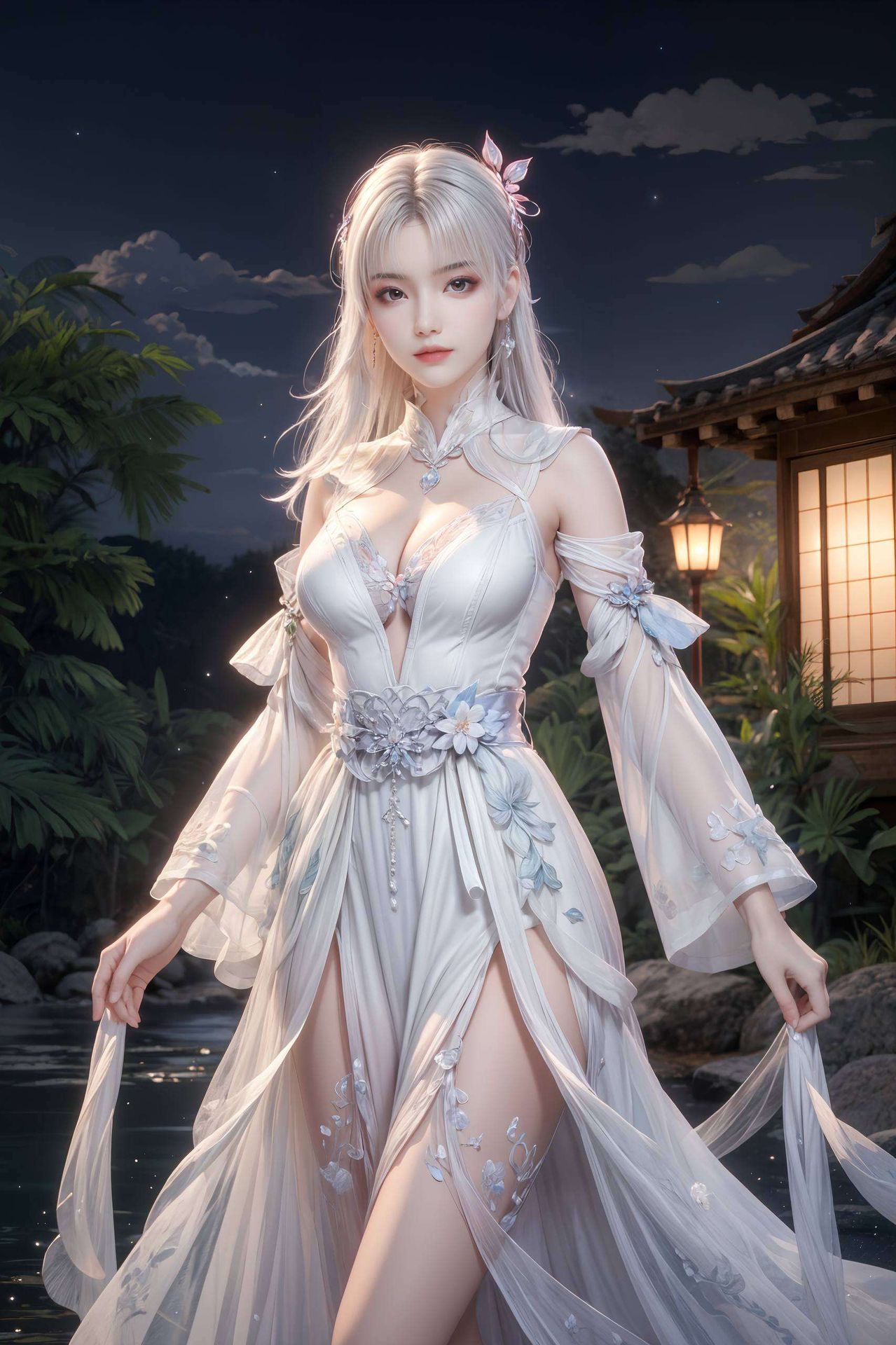 画卷中来！小医仙蓝光壁纸带你领略国漫之美