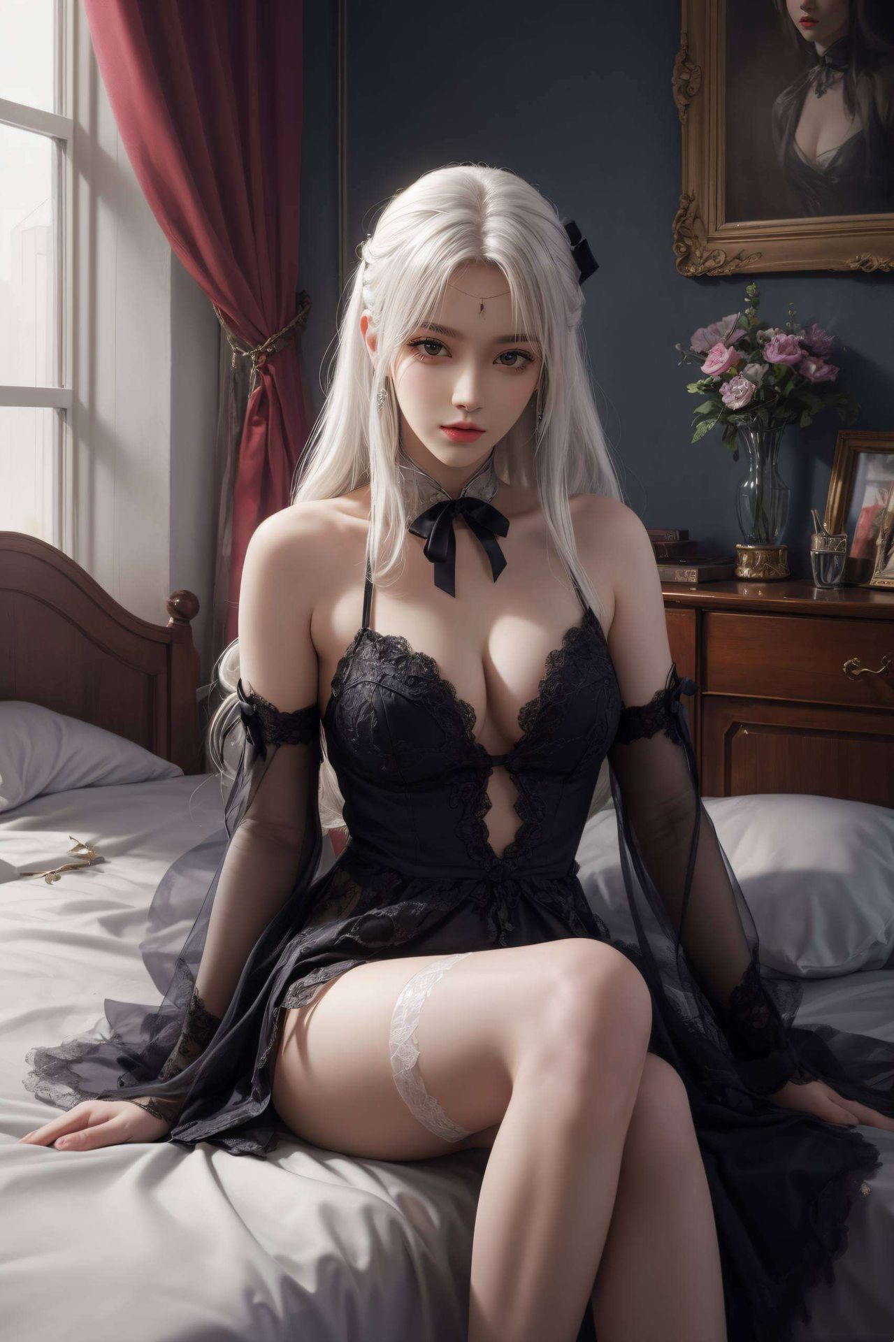 更在每一次屏幕亮起时这款国漫女生金属质感平板宽屏壁纸