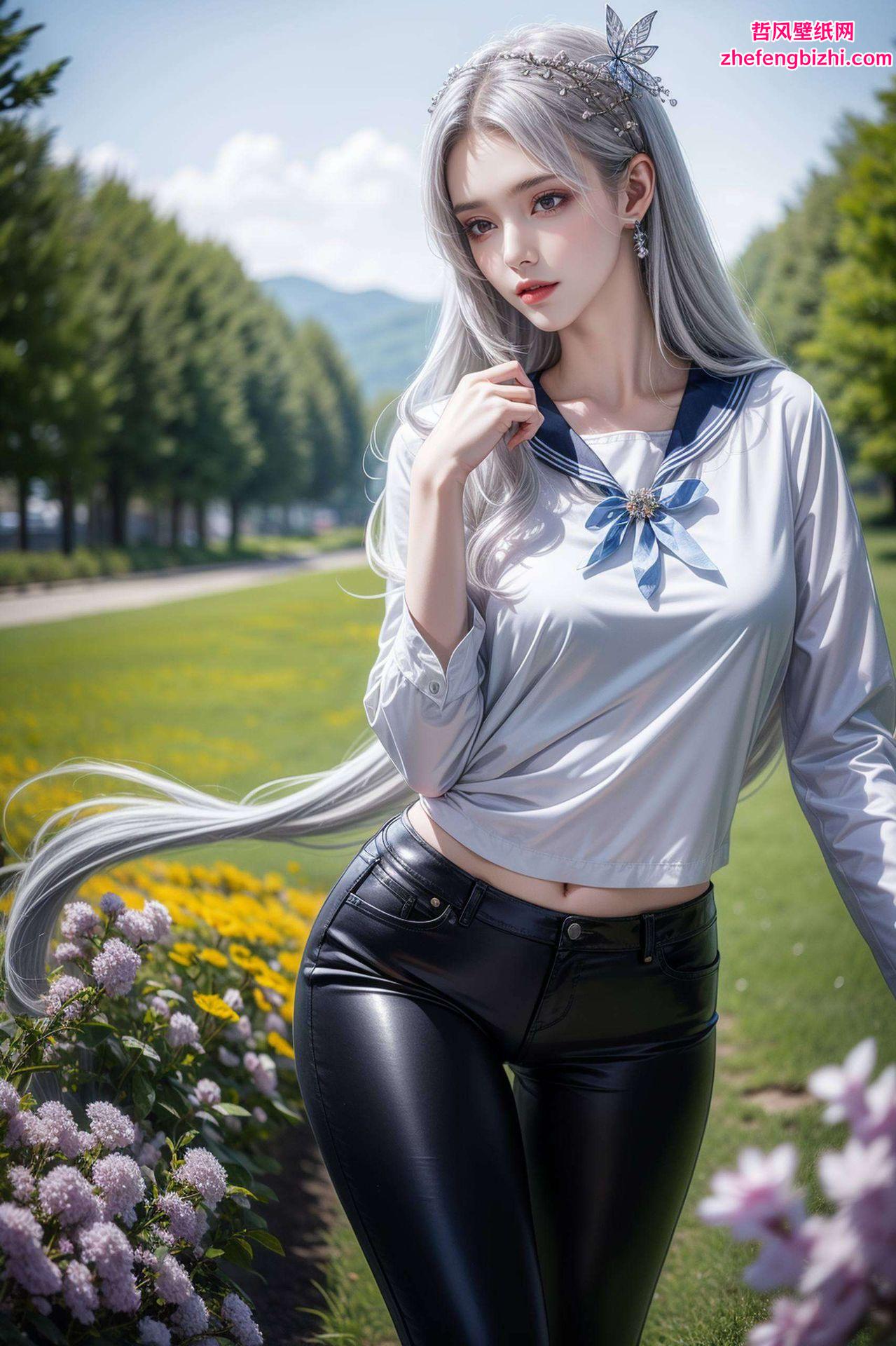 以小医仙的灵动身影为背景每一瓣花朵都细腻如丝