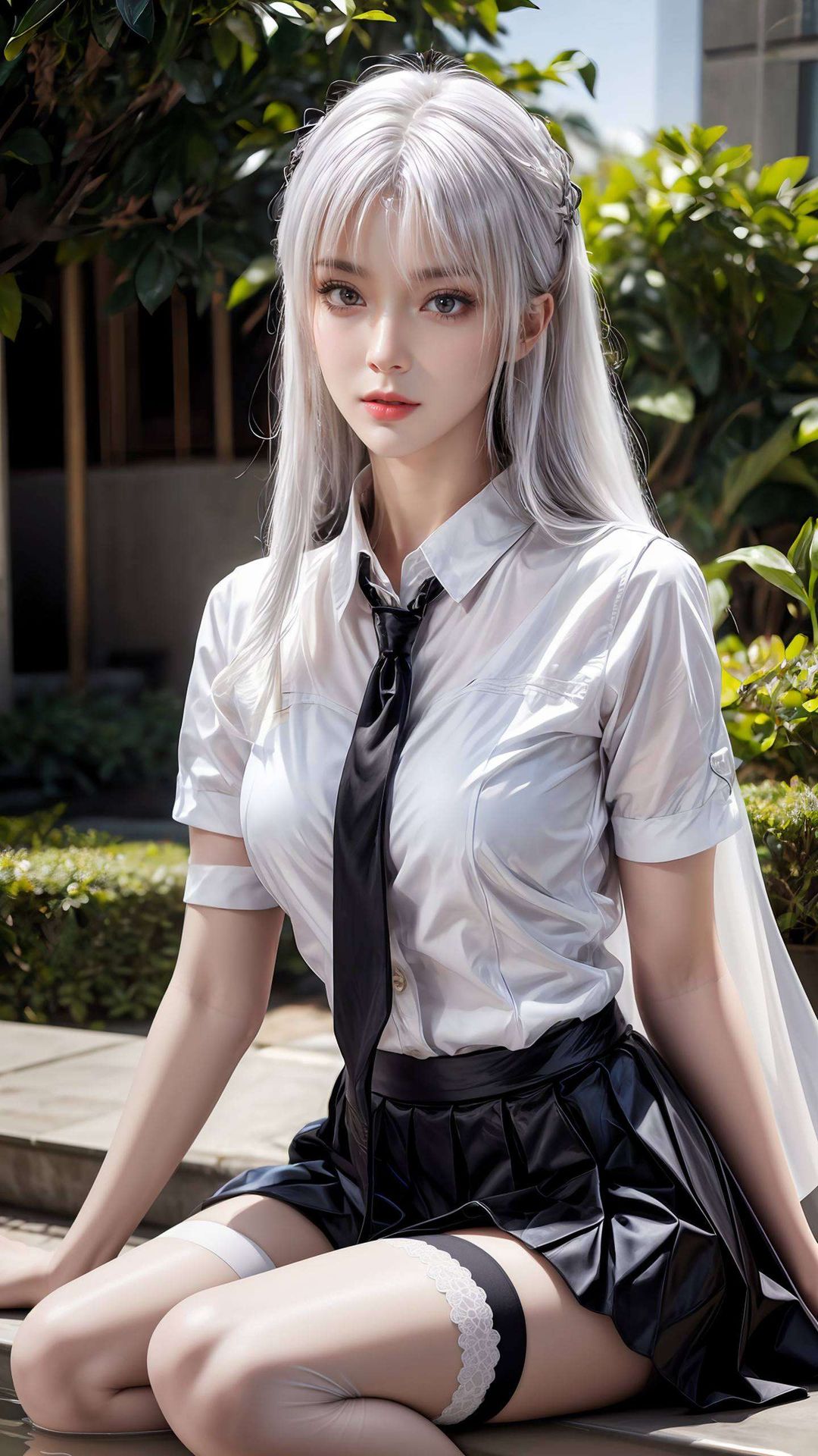 沉浸在这幅伤感水彩1080p壁纸国漫美女潮图壁纸中小医仙的僵尸形象被赋予了别样的美感