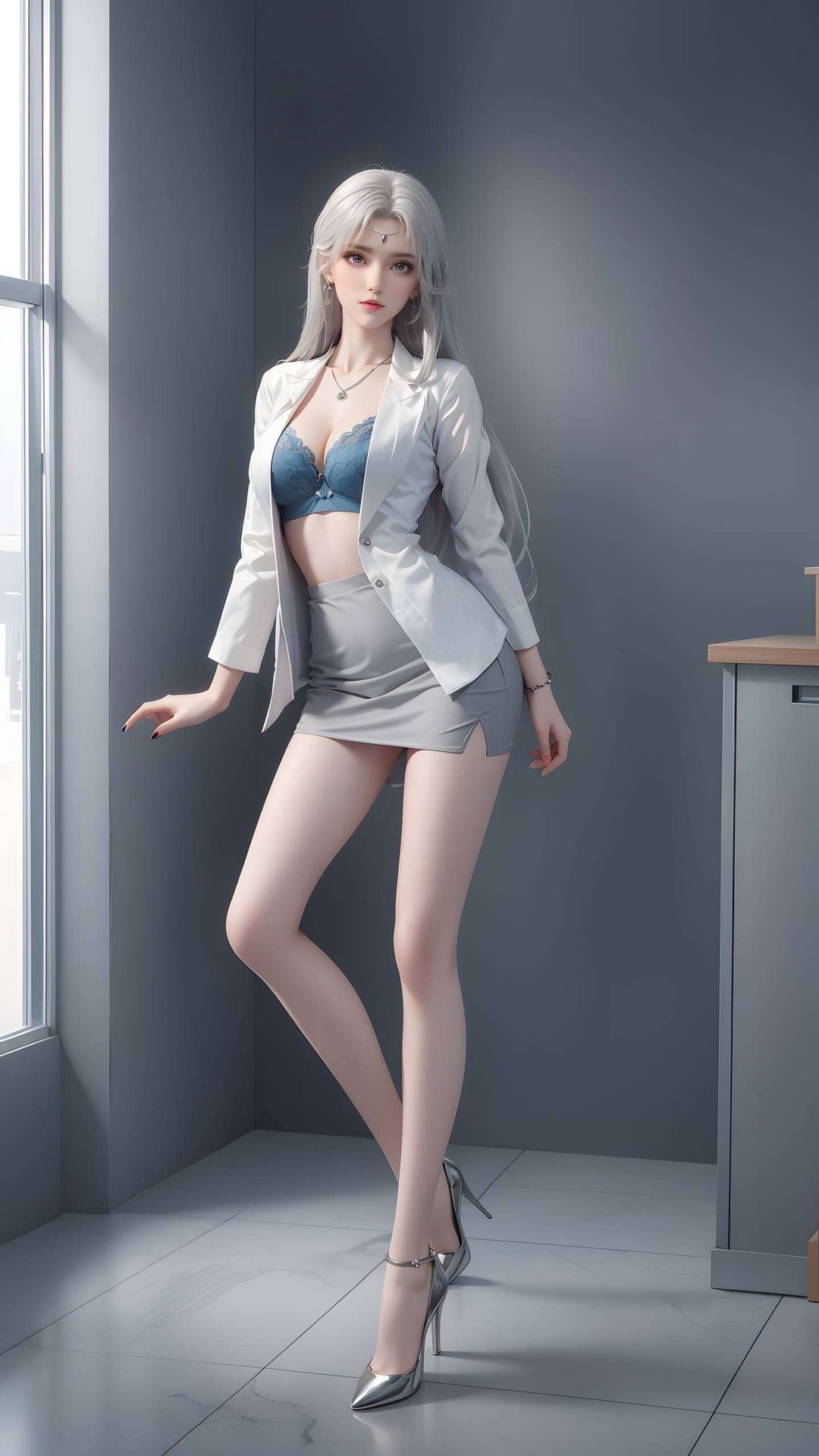 以唯美抽象的线条勾勒出优雅轮廓为你的桌面带来一份独特的艺术气息