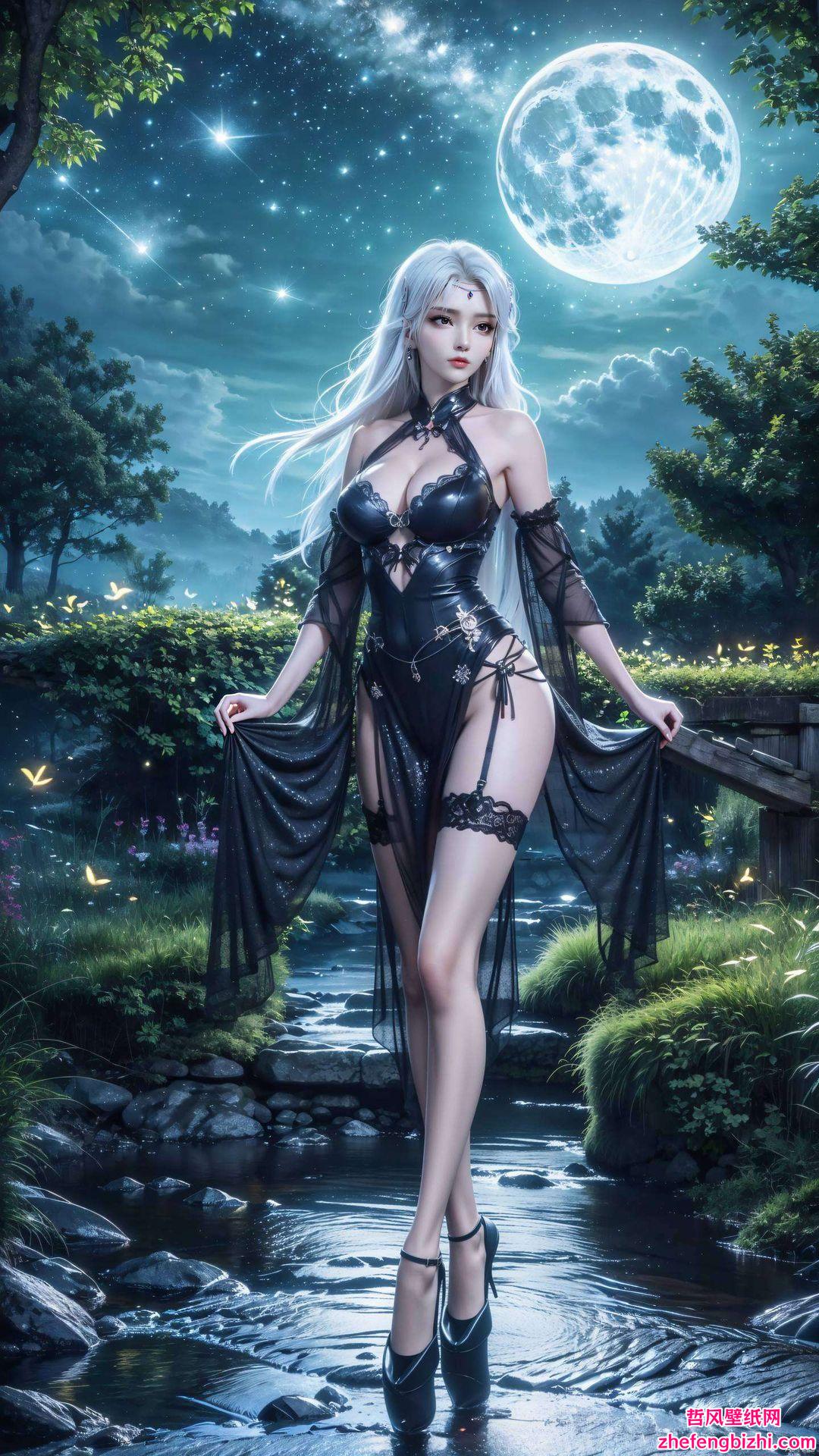 小医仙壁纸图片可爱至极以极简桌布为背景