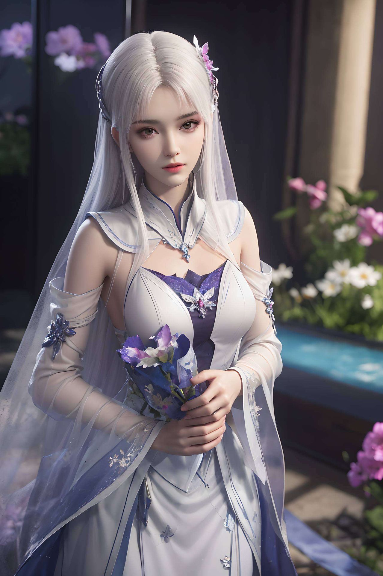 绝对是你手机国漫美女古风壁纸的绝佳选择！动漫小医仙翩翩起舞婉约动人