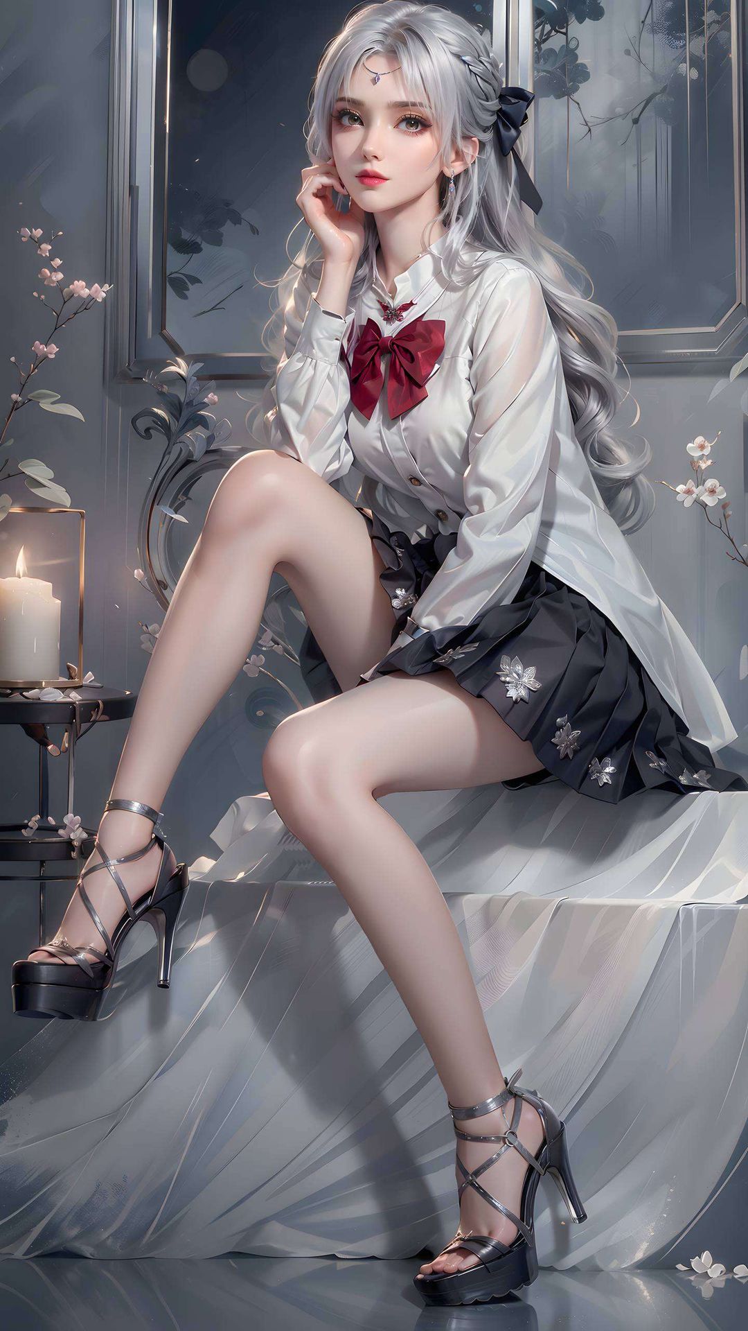 仿佛为这炎热的季节带来了一丝凉意快来感受这股清新的夏日风情吧！