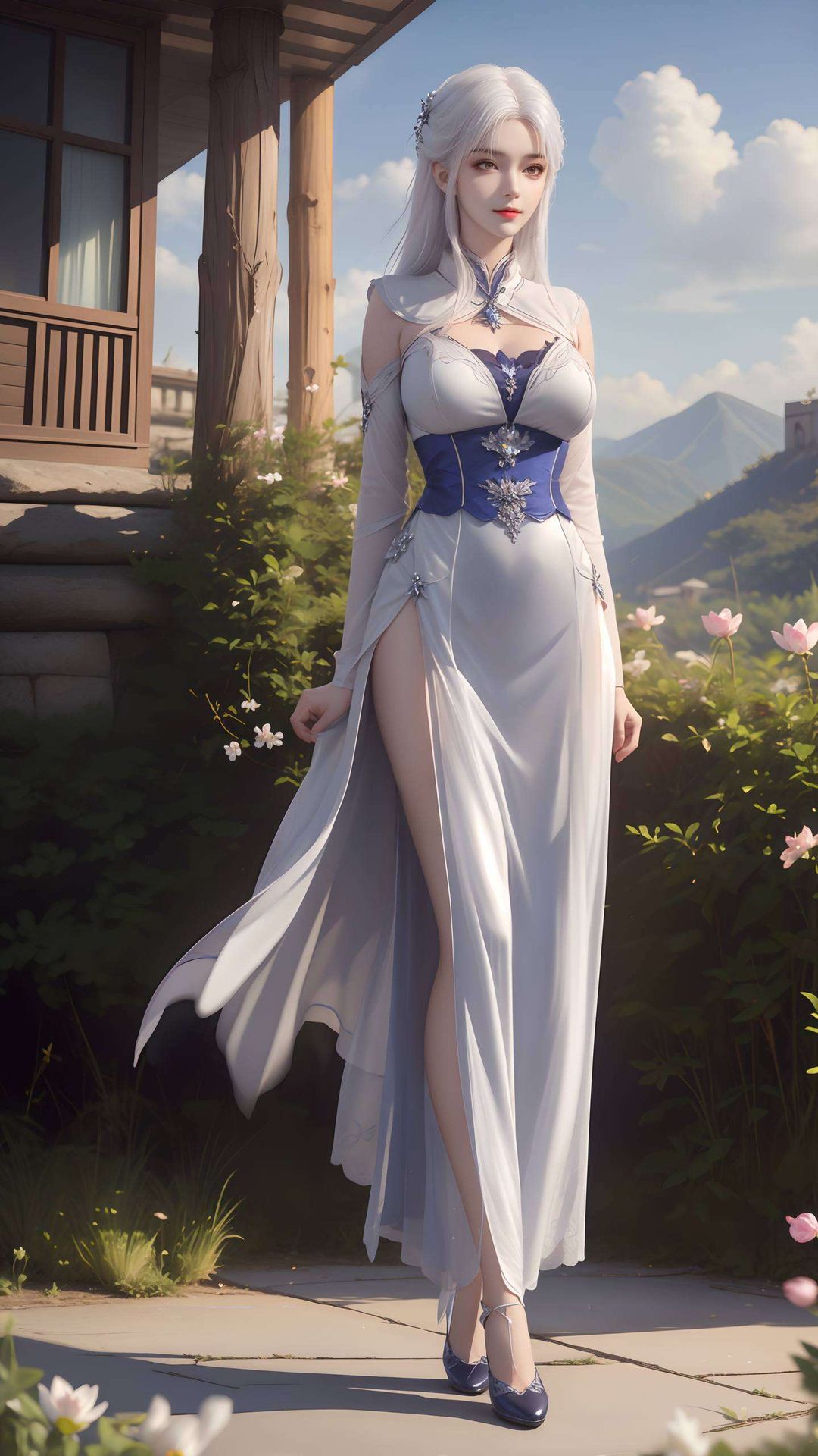 在柔和光影的交织下这款国漫女神桌面壁纸