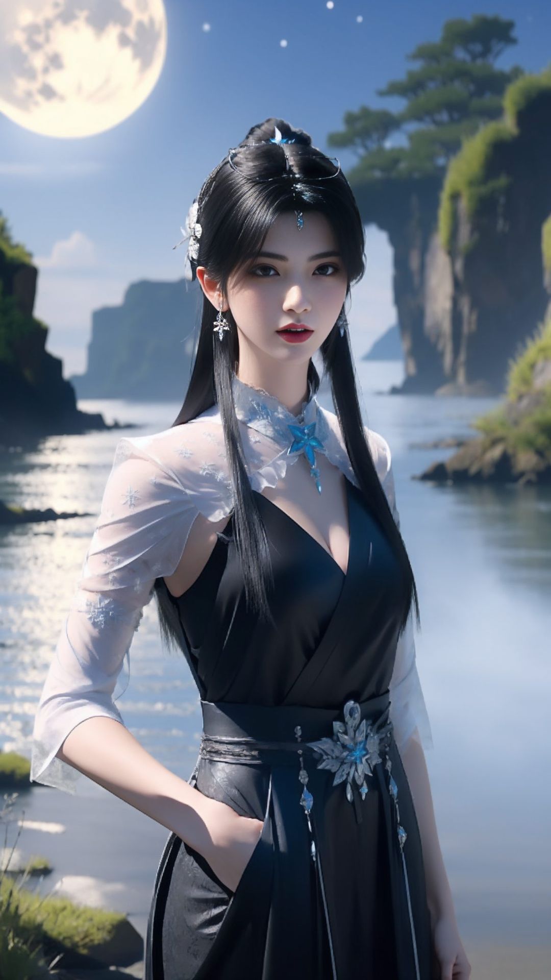 都仿佛与月下仙子共舞将她的优雅与力量完美融合