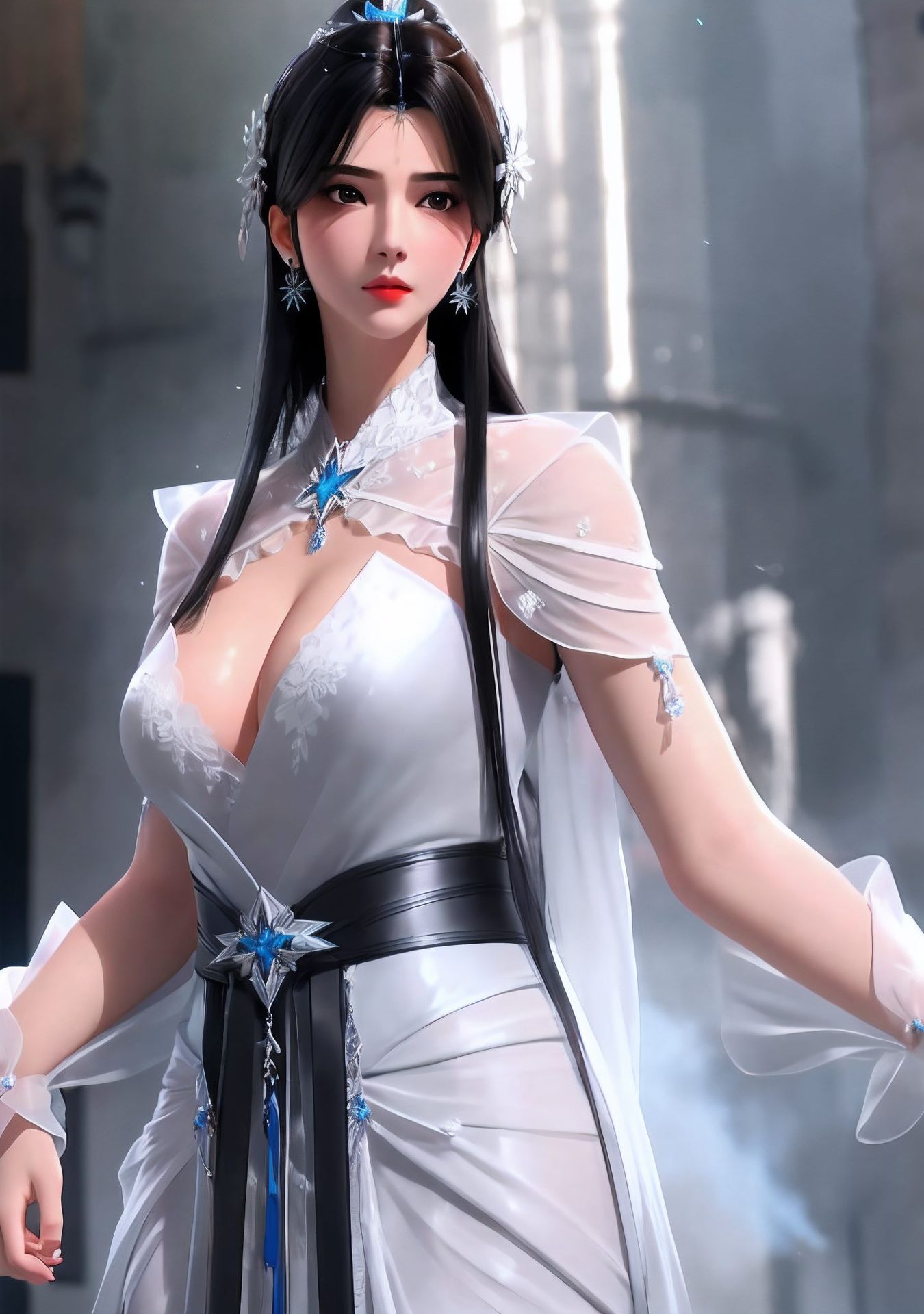 夏倾月壁纸在此国漫之美