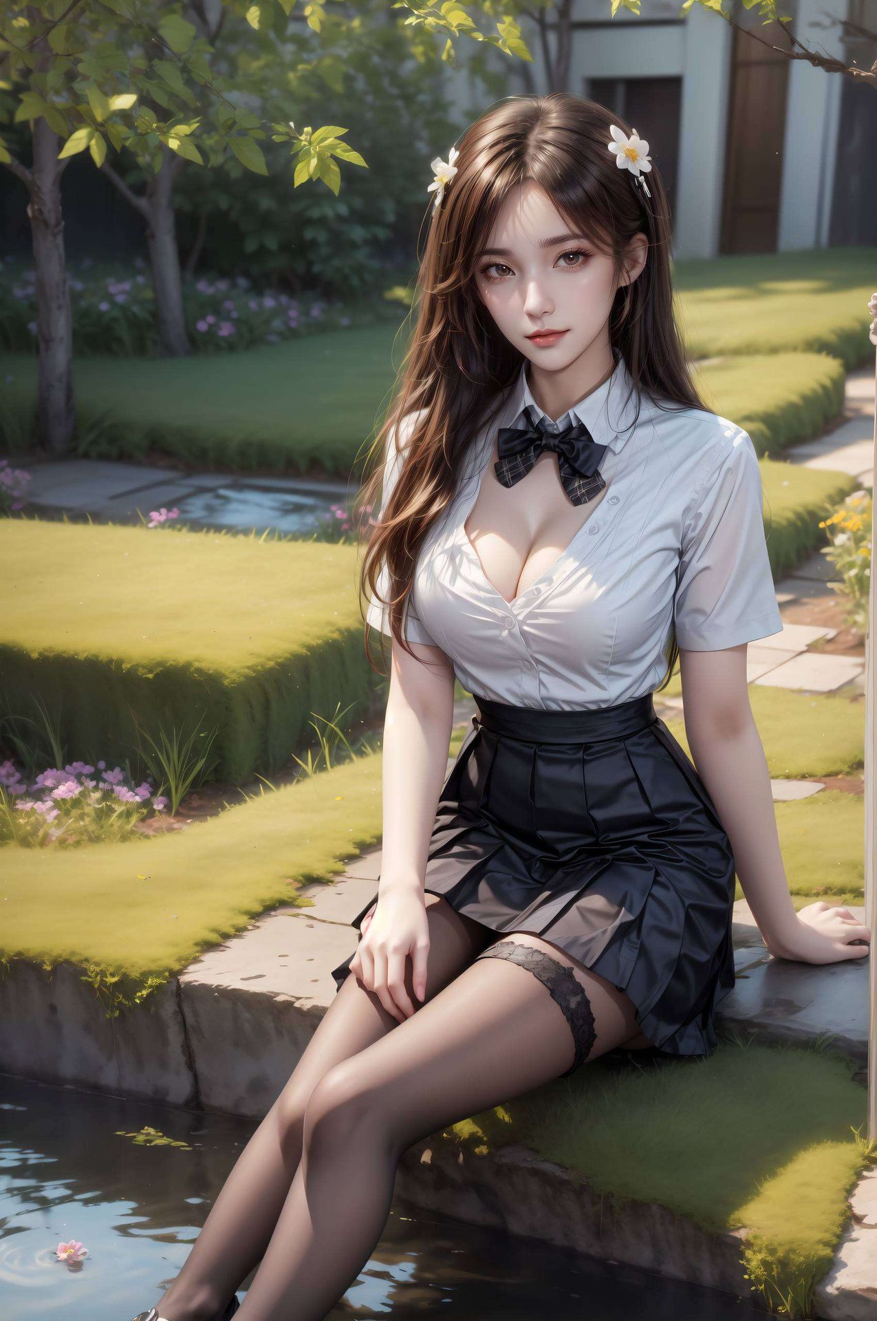 细腻的线条描绘出她的灵动身姿为你的桌面带来别样的视觉盛宴