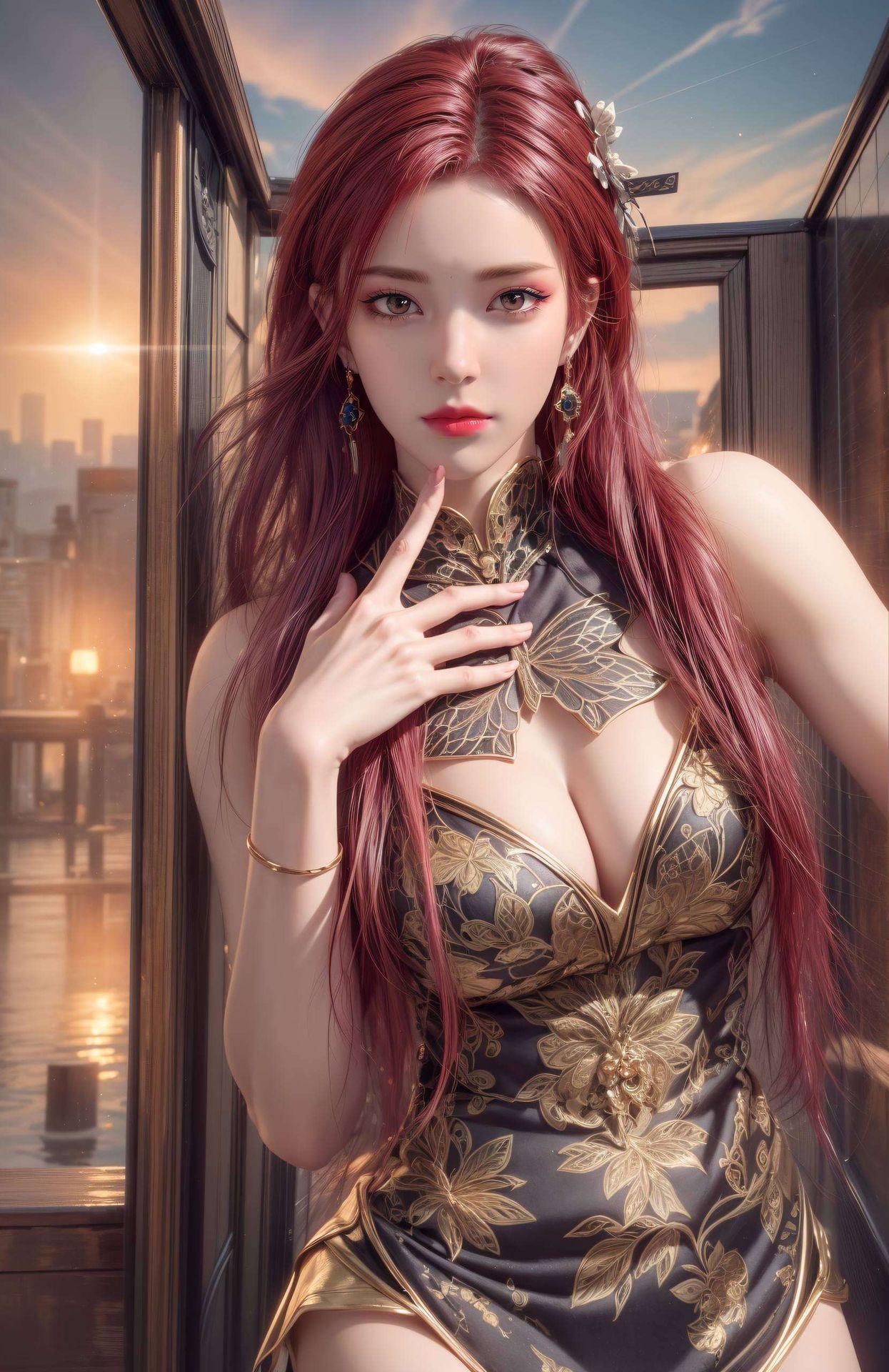 让手机屏幕瞬间焕发活力！感受雅妃的娇美与灵动