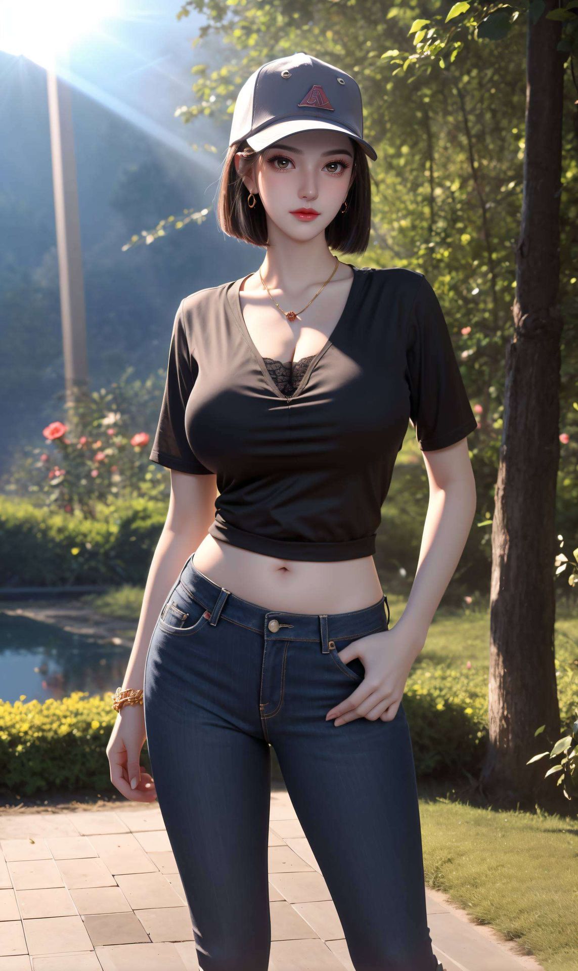 遇见可爱满分！精选杨小瑾平板壁纸图文大全AI国漫女神桌佈PC艺术壁纸——遇见杨小瑾