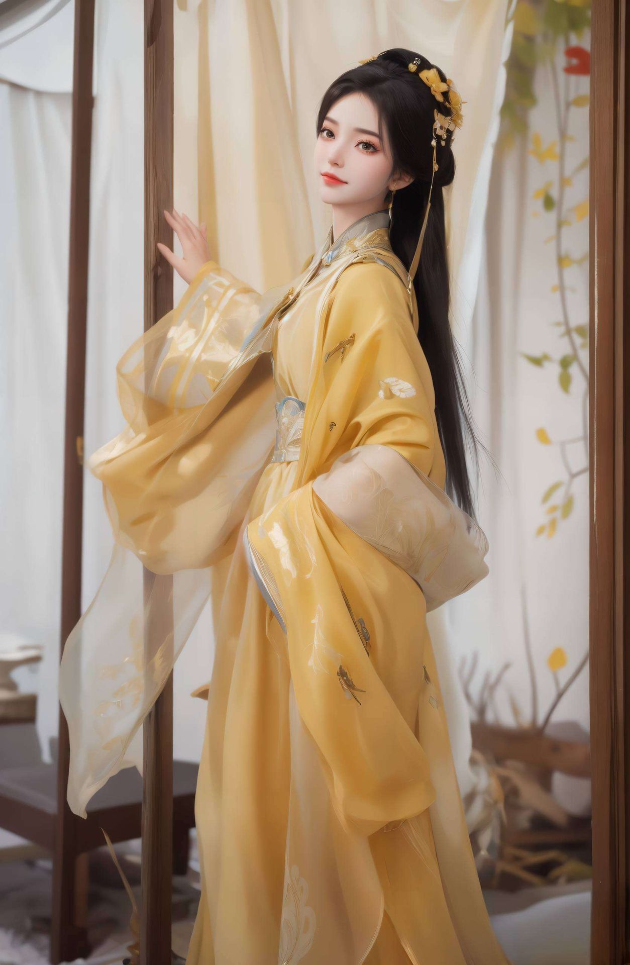 以棋盘格电脑风展现AI美女的魅力姚曦动态壁纸超清4K