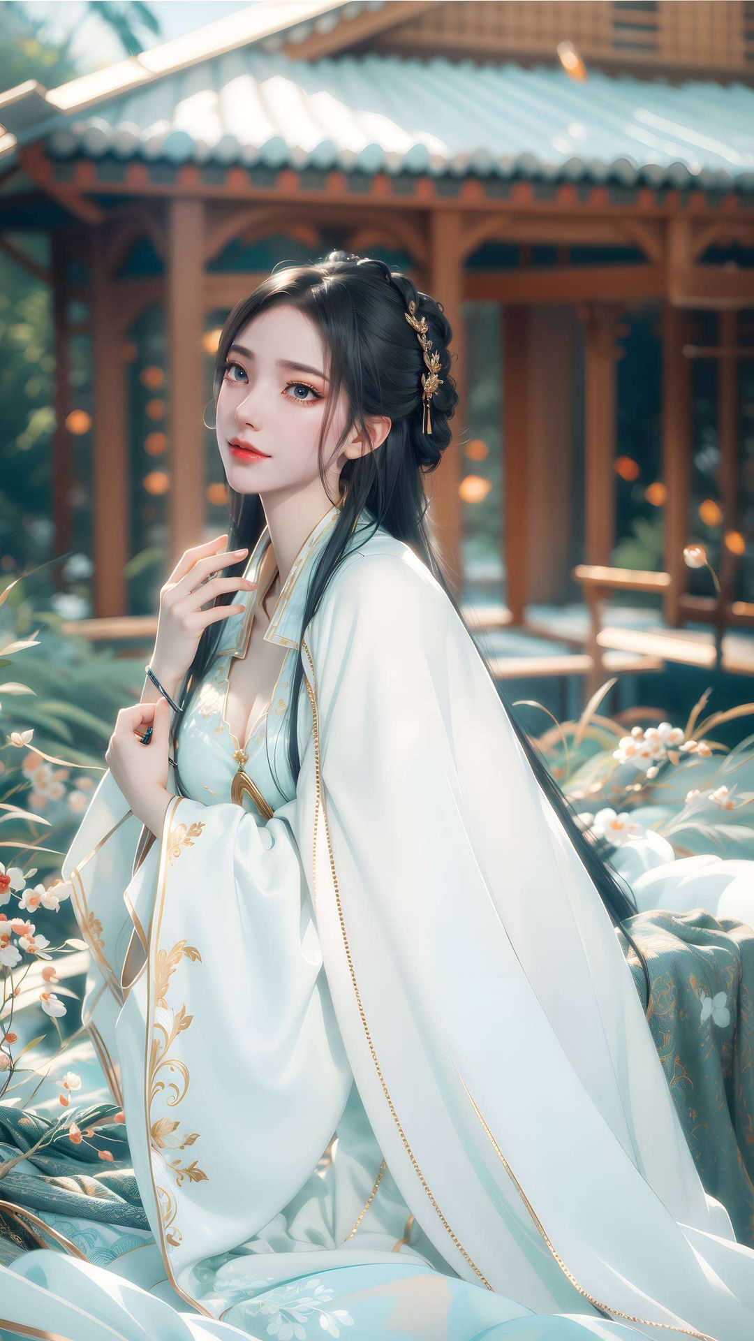 AI绘画的神奇之手打造出了这款令人惊叹的【AI女神姚曦】高清壁纸每一帧动态图片都捕捉了她的灵动瞬间