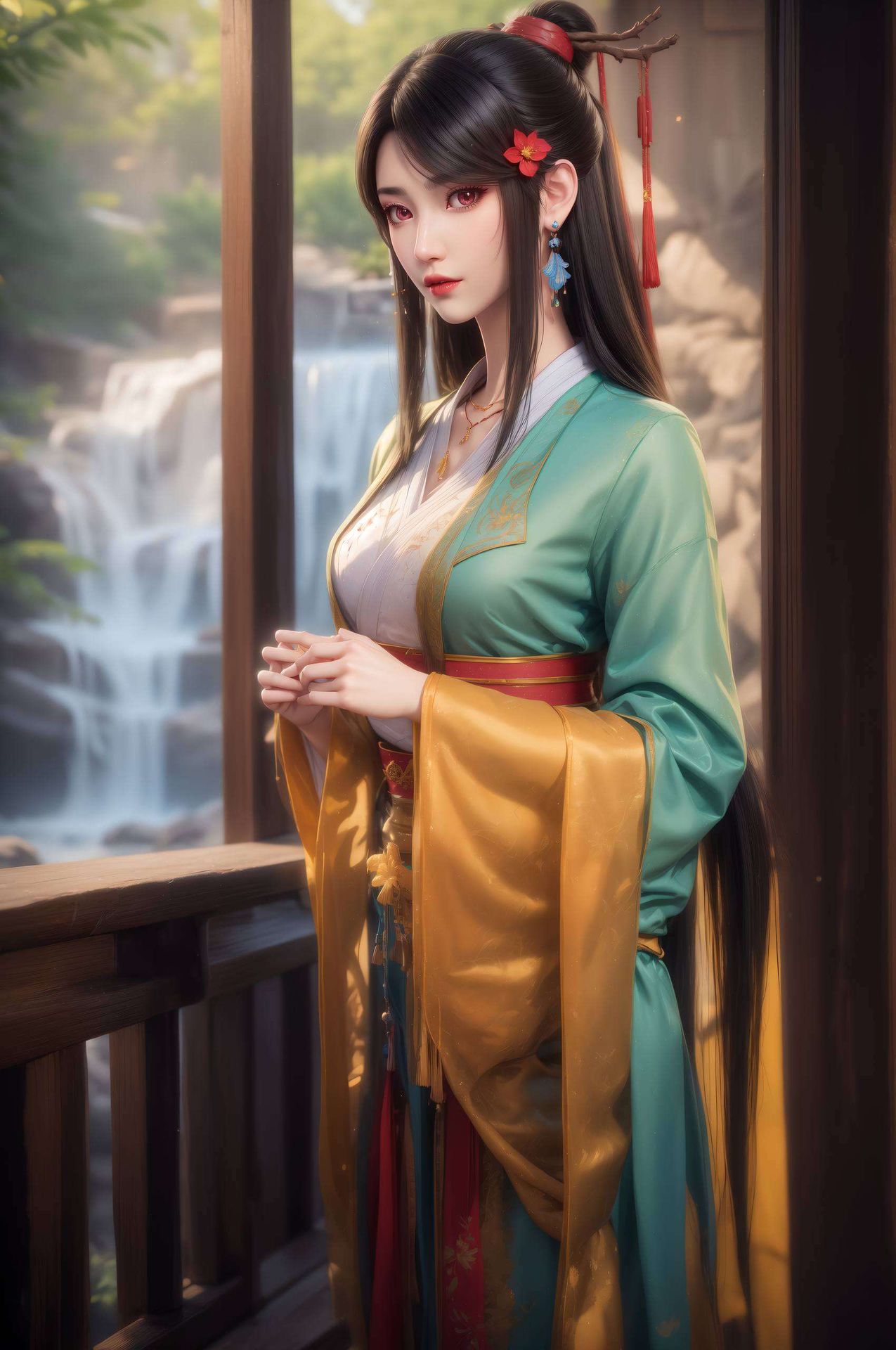 古风美女宁静电脑壁纸让国漫美女古风风采尽收眼底