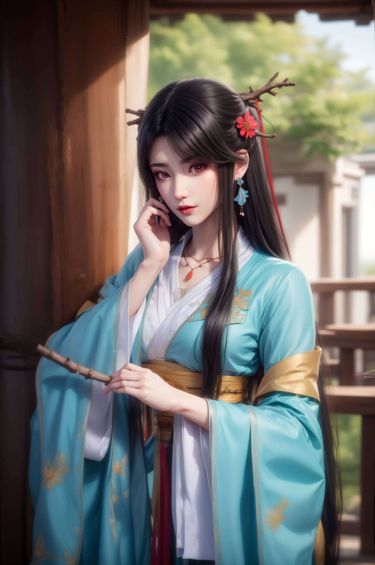 为你的手机增添一抹独特的幻想色彩以元尊小说中的夭夭为灵感